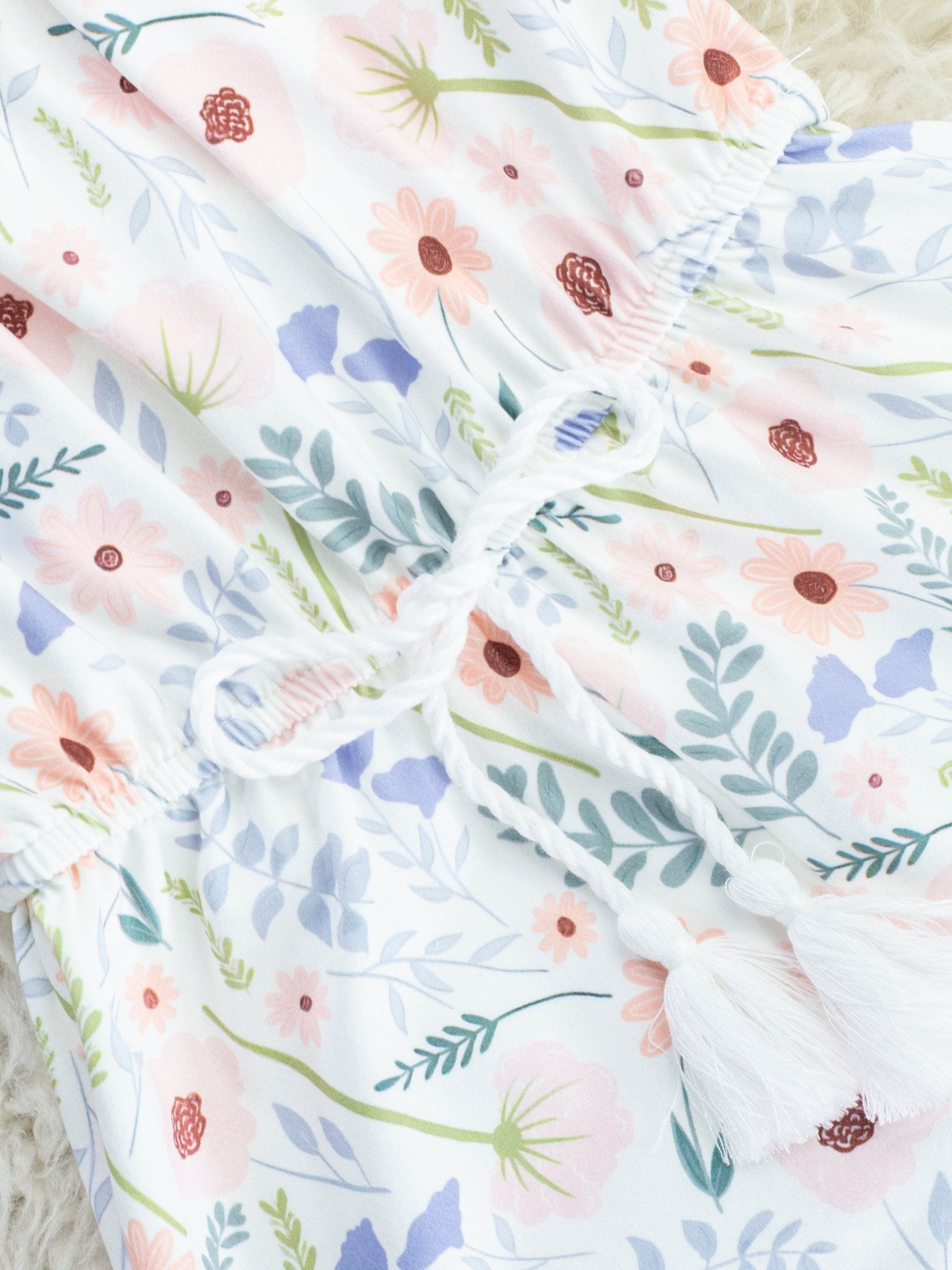 Soft Pink Floral Jumpsuit - Marie Nicole Clothing