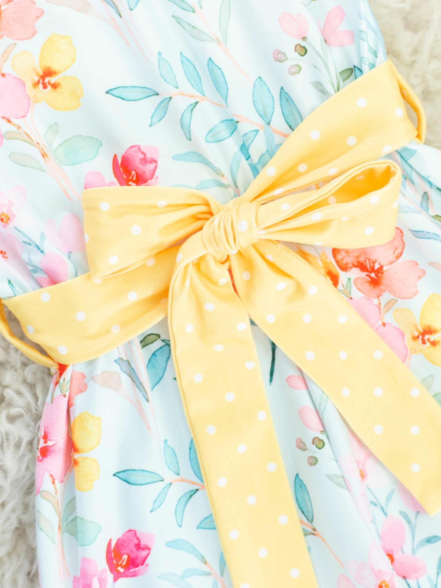 Watercolor Floral Ruffle Jumpsuit - Marie Nicole Clothing