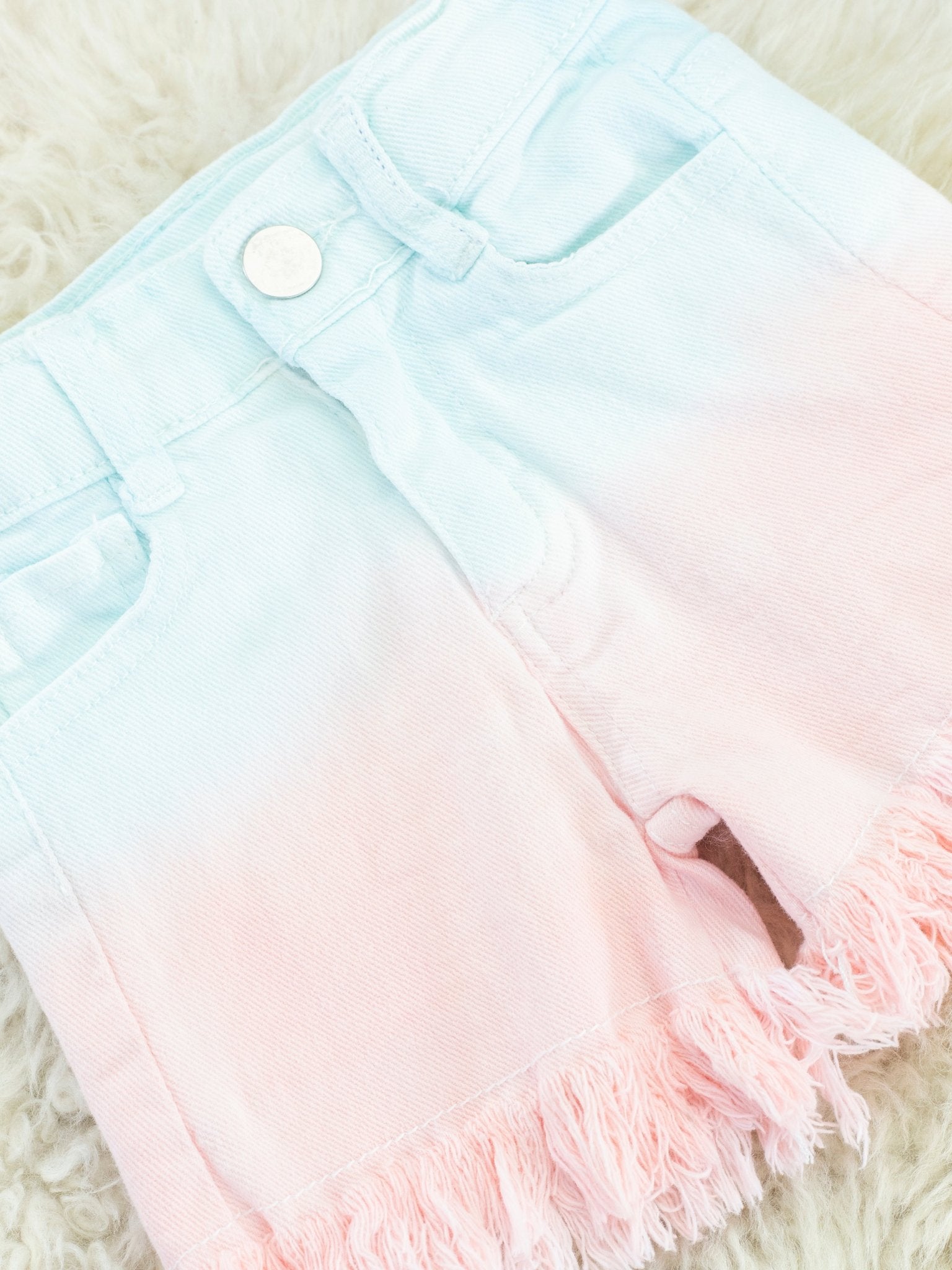 Paradise Ruffle Top & Ombre Shorts Outfit - Marie Nicole Clothing