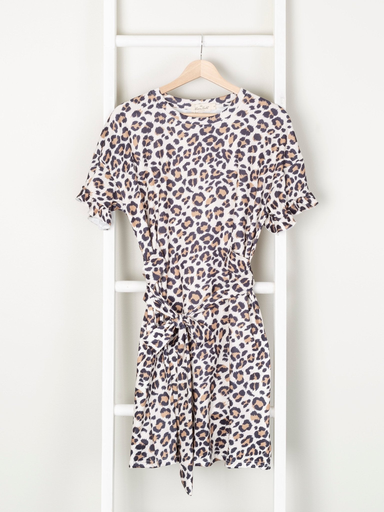 Mom & Me Leopard Tie Dress & Romper - Marie Nicole Clothing