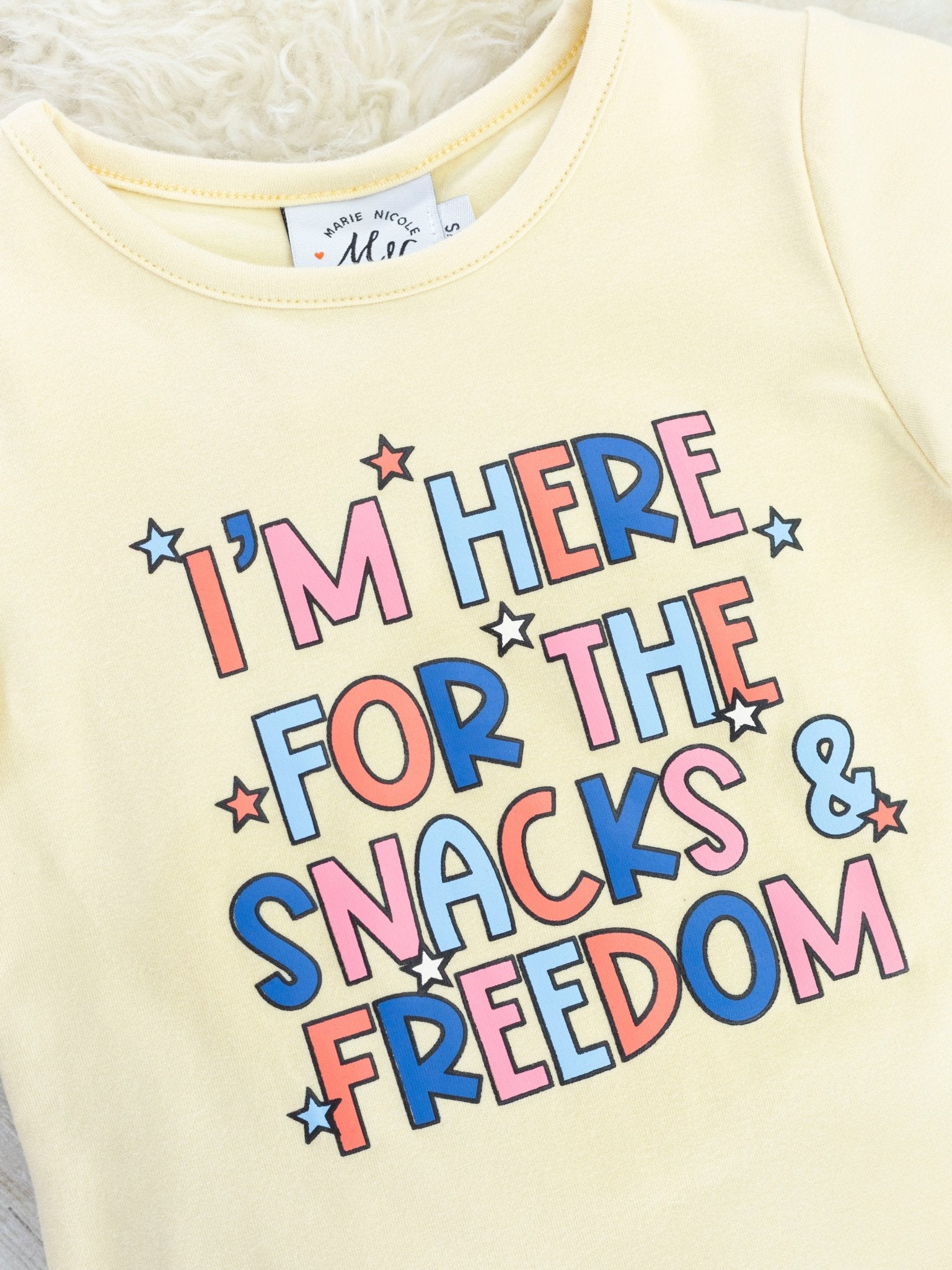 "Snacks & Freedom" Skirt Outfit - Marie Nicole Clothing