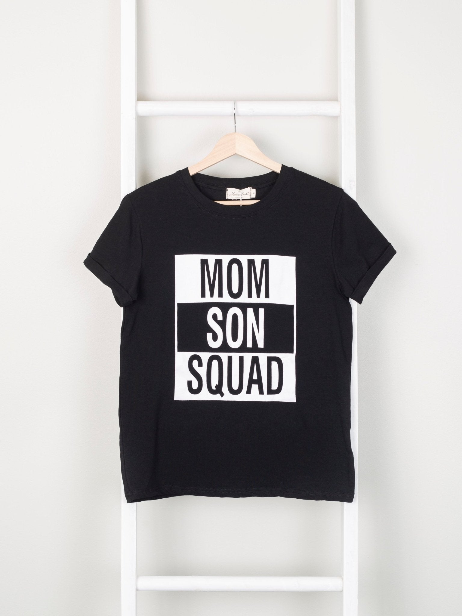Mom & Me "Mom Son Squad" Shirt & Romper - Marie Nicole Clothing