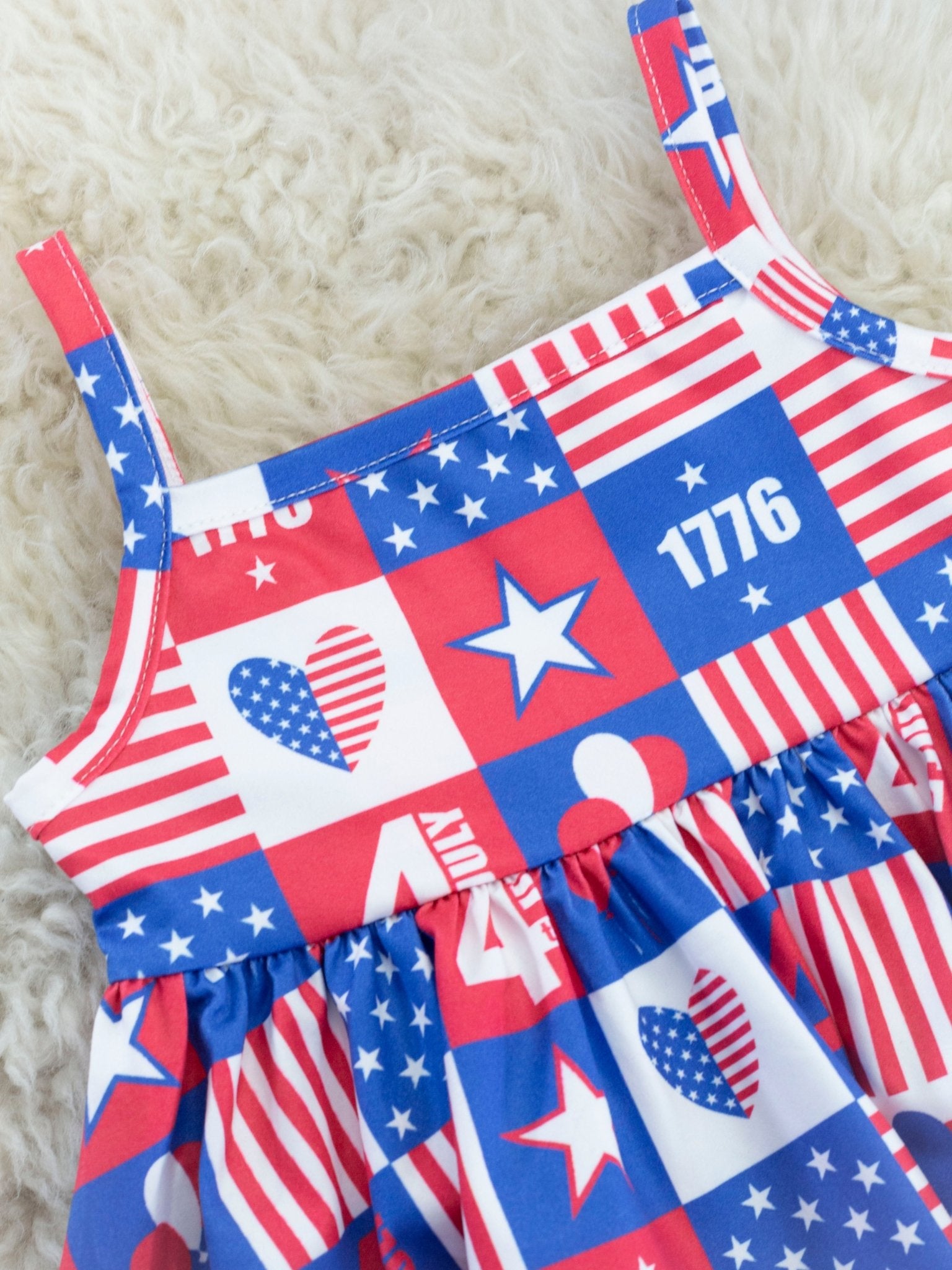 July 4th Ruffle Bloomers Outfit - Marie Nicole Clothing