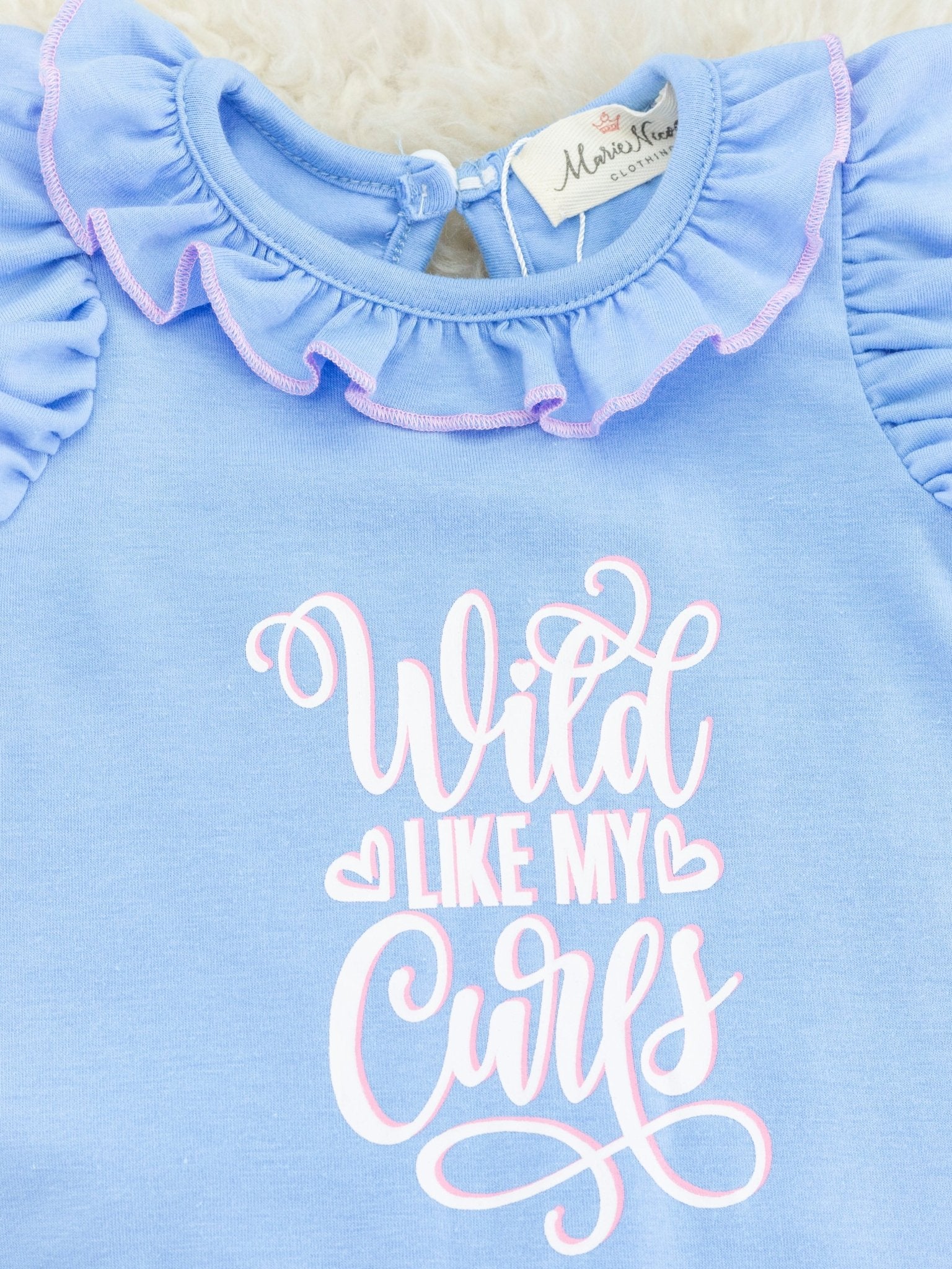 "Wild Curls" Buttercup Romper - Marie Nicole Clothing