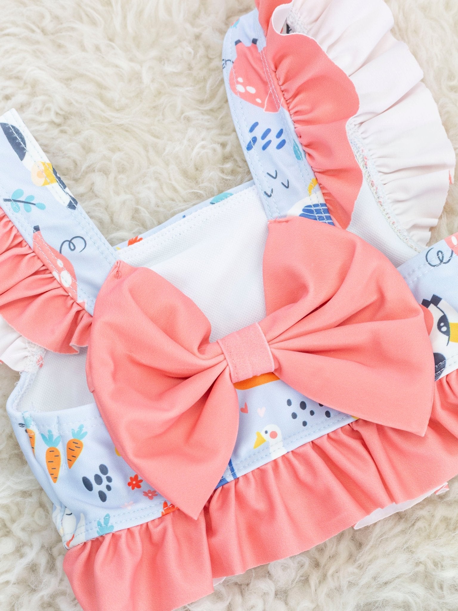 Coral Farm Ruffle Swimsuit - Marie Nicole Clothing