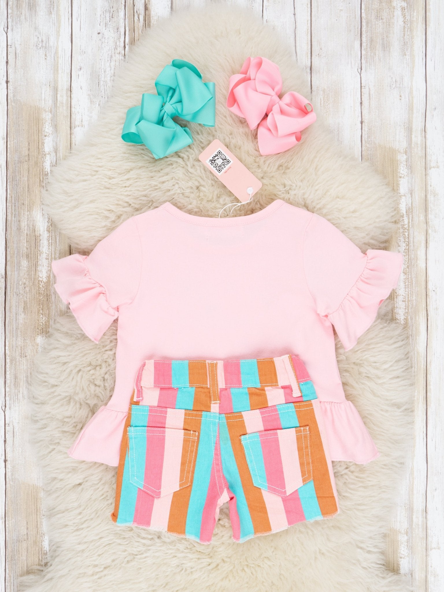 "Summer Vibes" Ruffle Outfit - Marie Nicole Clothing