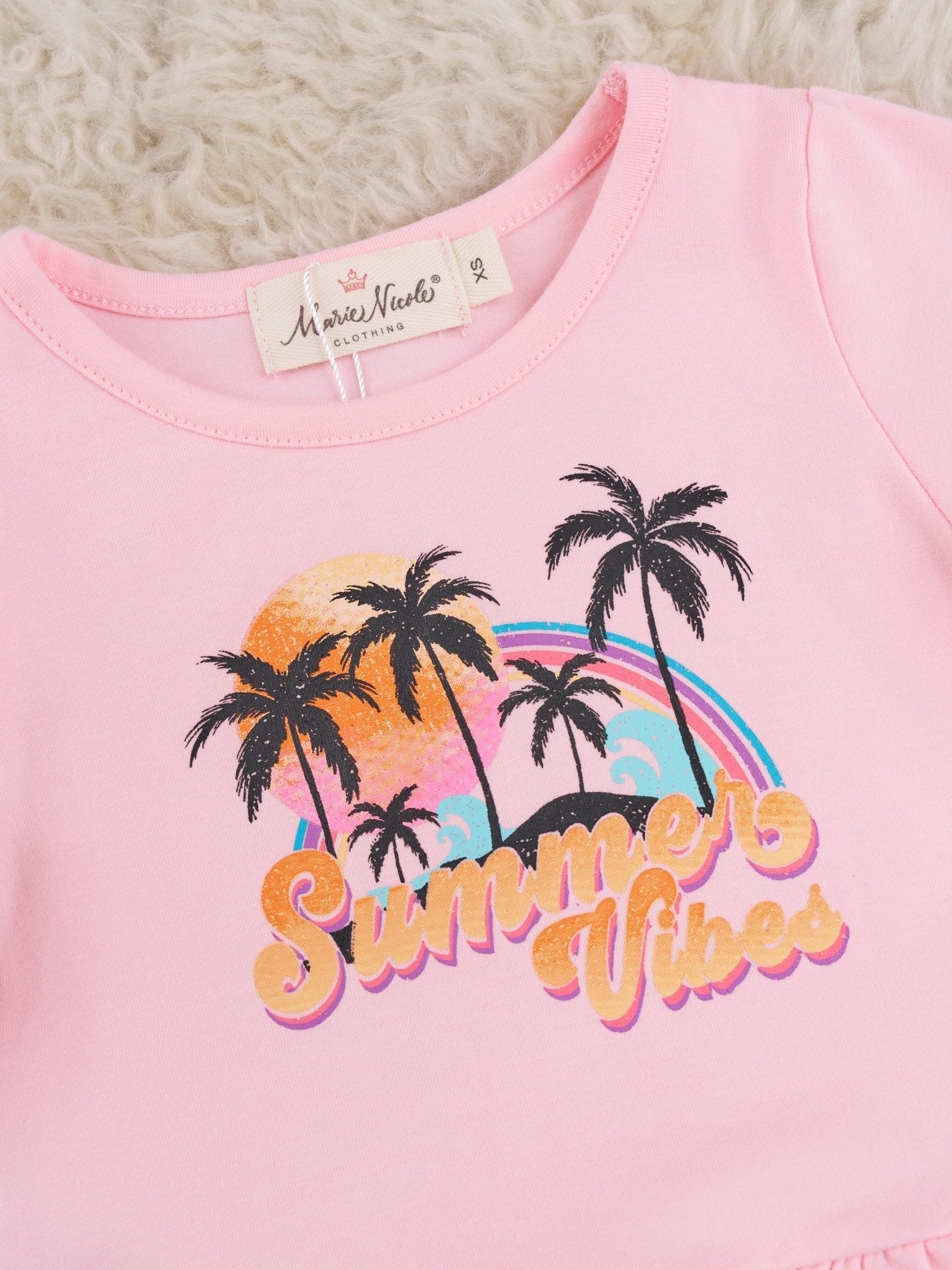 "Summer Vibes" Ruffle Outfit - Marie Nicole Clothing