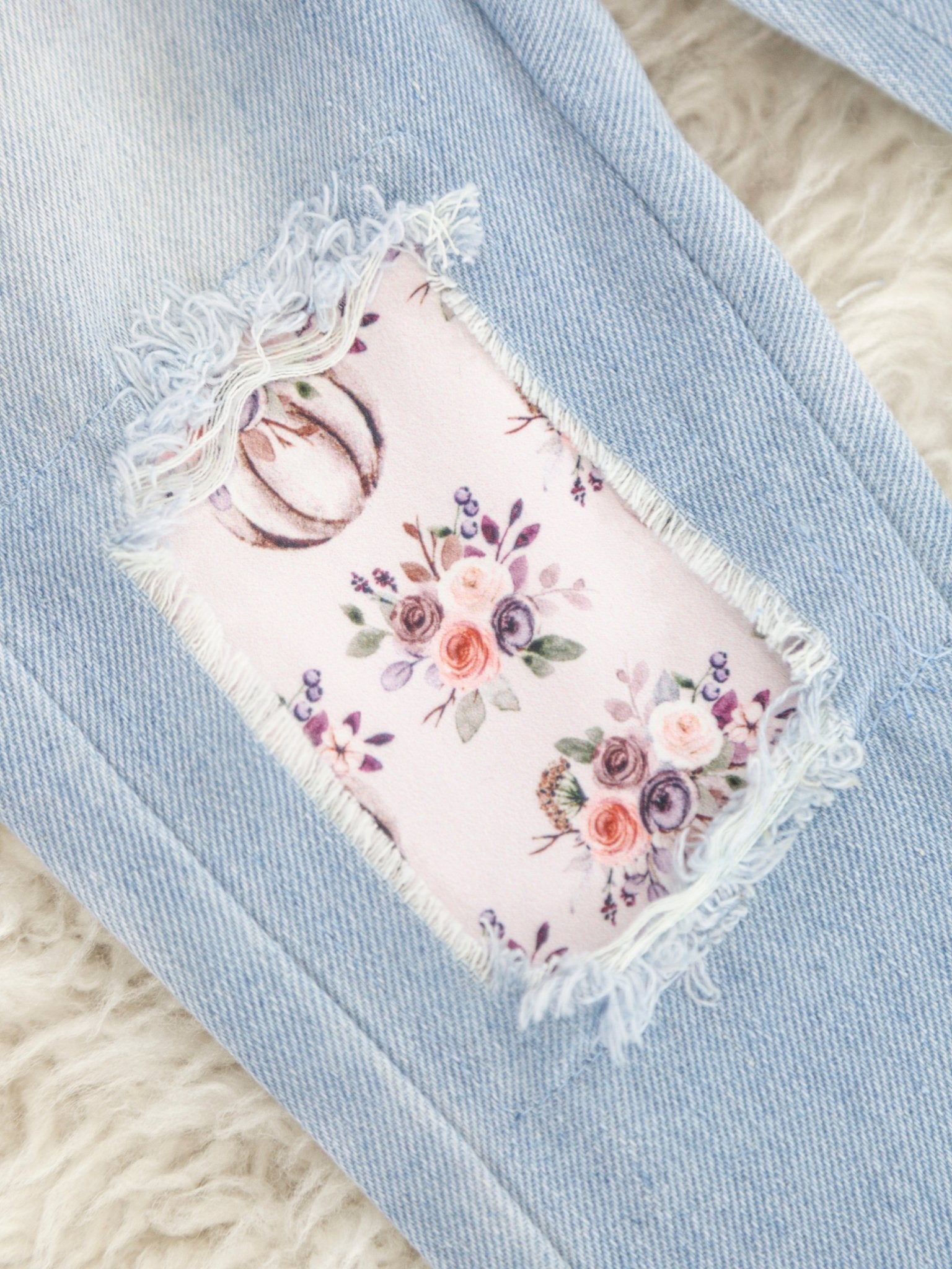Rose Pink Ruffle Top & Distressed Denim Outfit - Marie Nicole Clothing