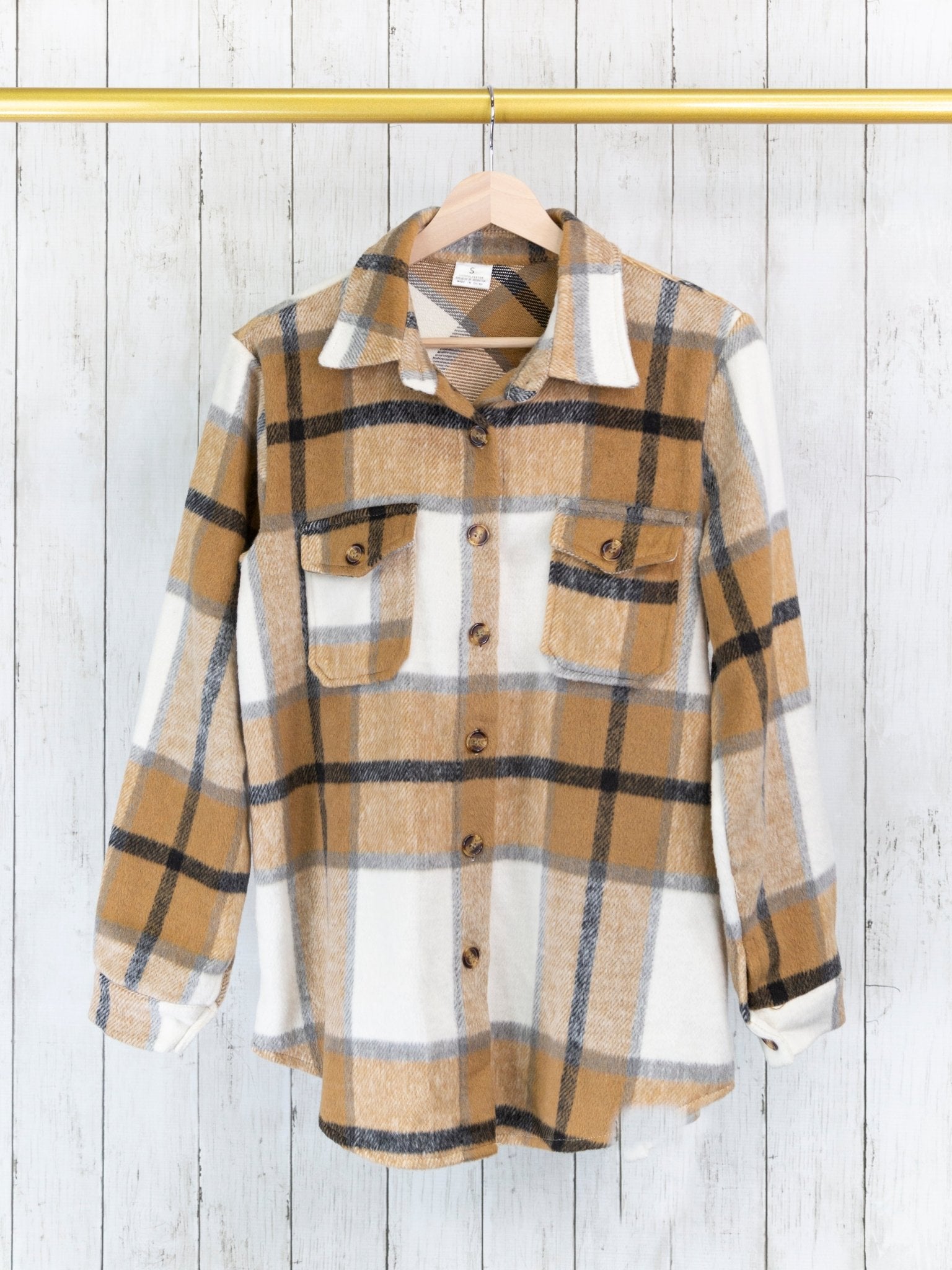Mom & Me Brown & Cream Flannel - Marie Nicole Clothing