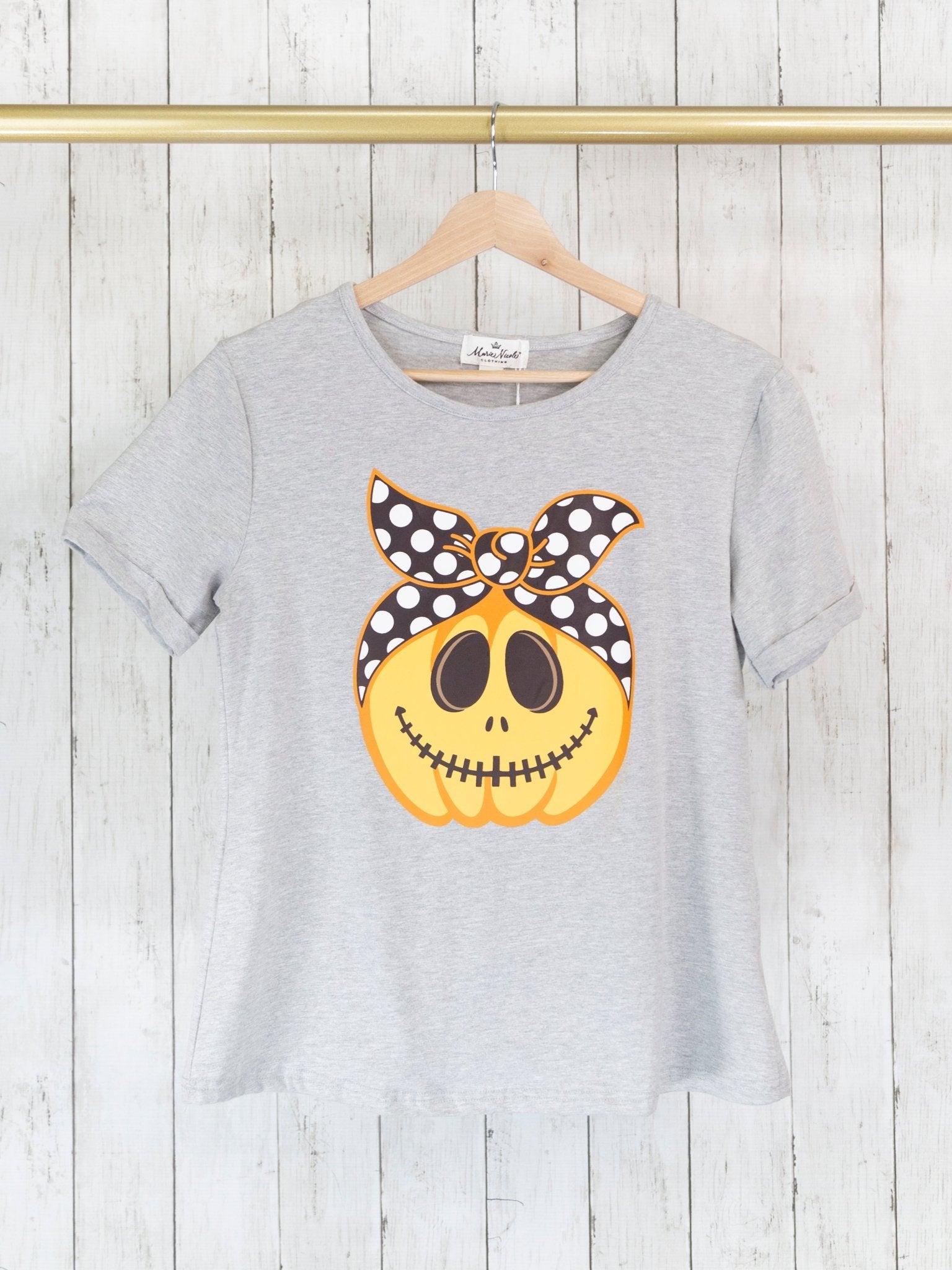 Mom & Me Bandana Pumpkin T-Shirt - Marie Nicole Clothing