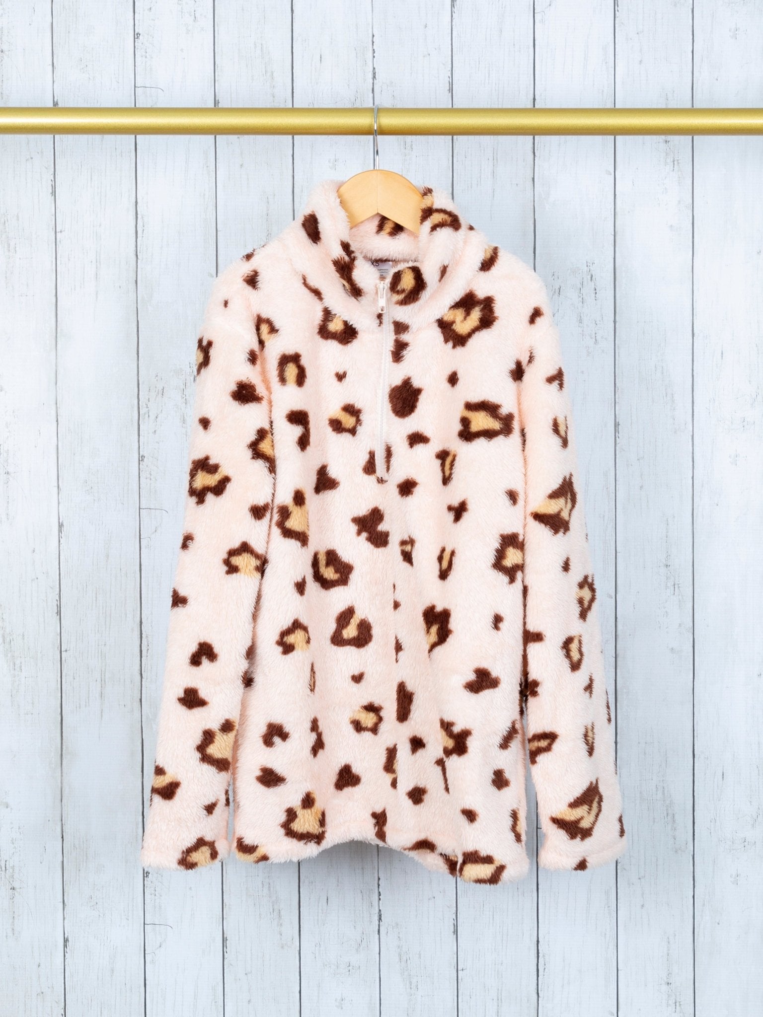Mom & Me Pink Leopard Sherpa - Marie Nicole Clothing