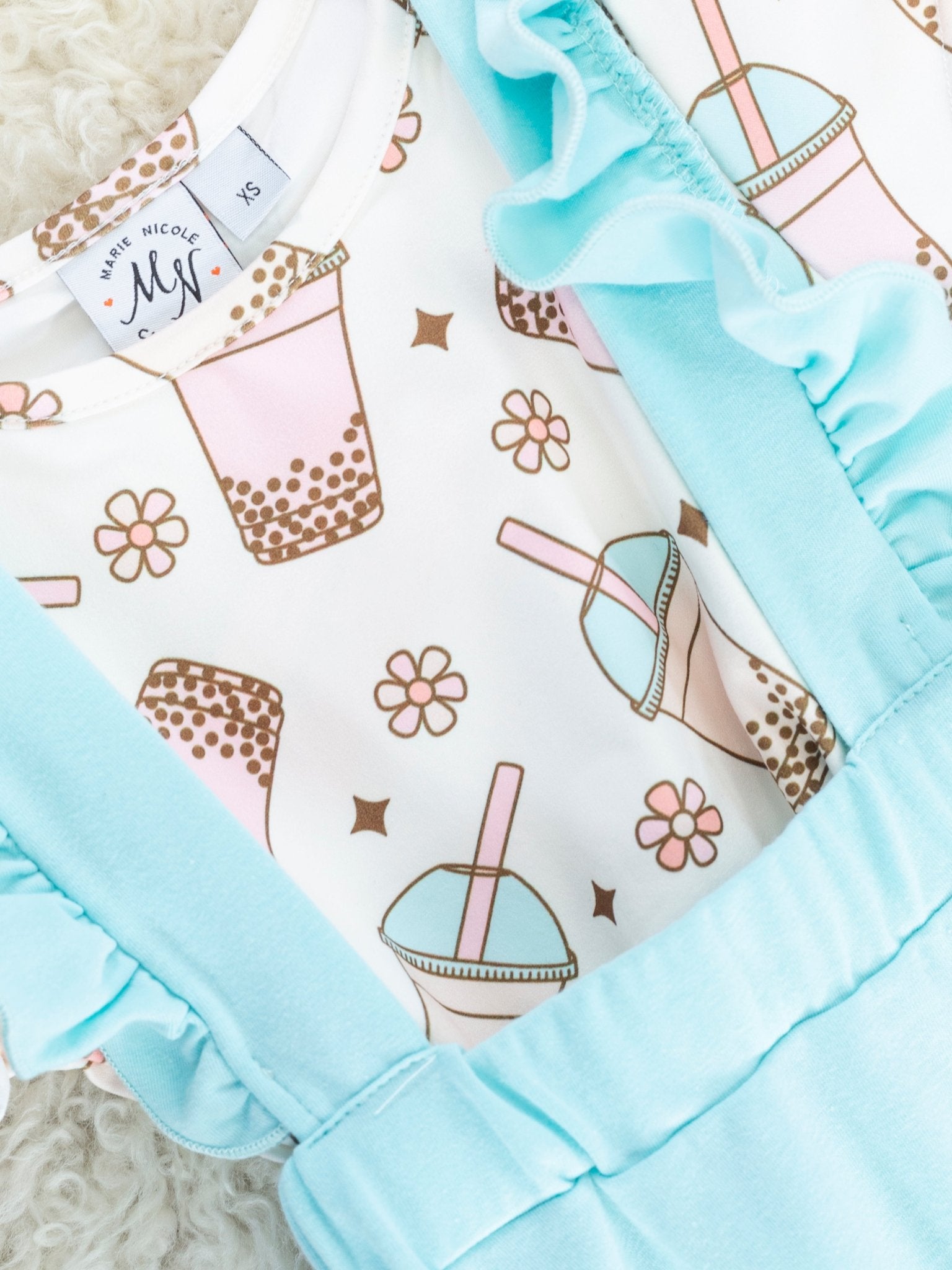 Boba Top & Suspender Dressy Skirt Set - Marie Nicole Clothing