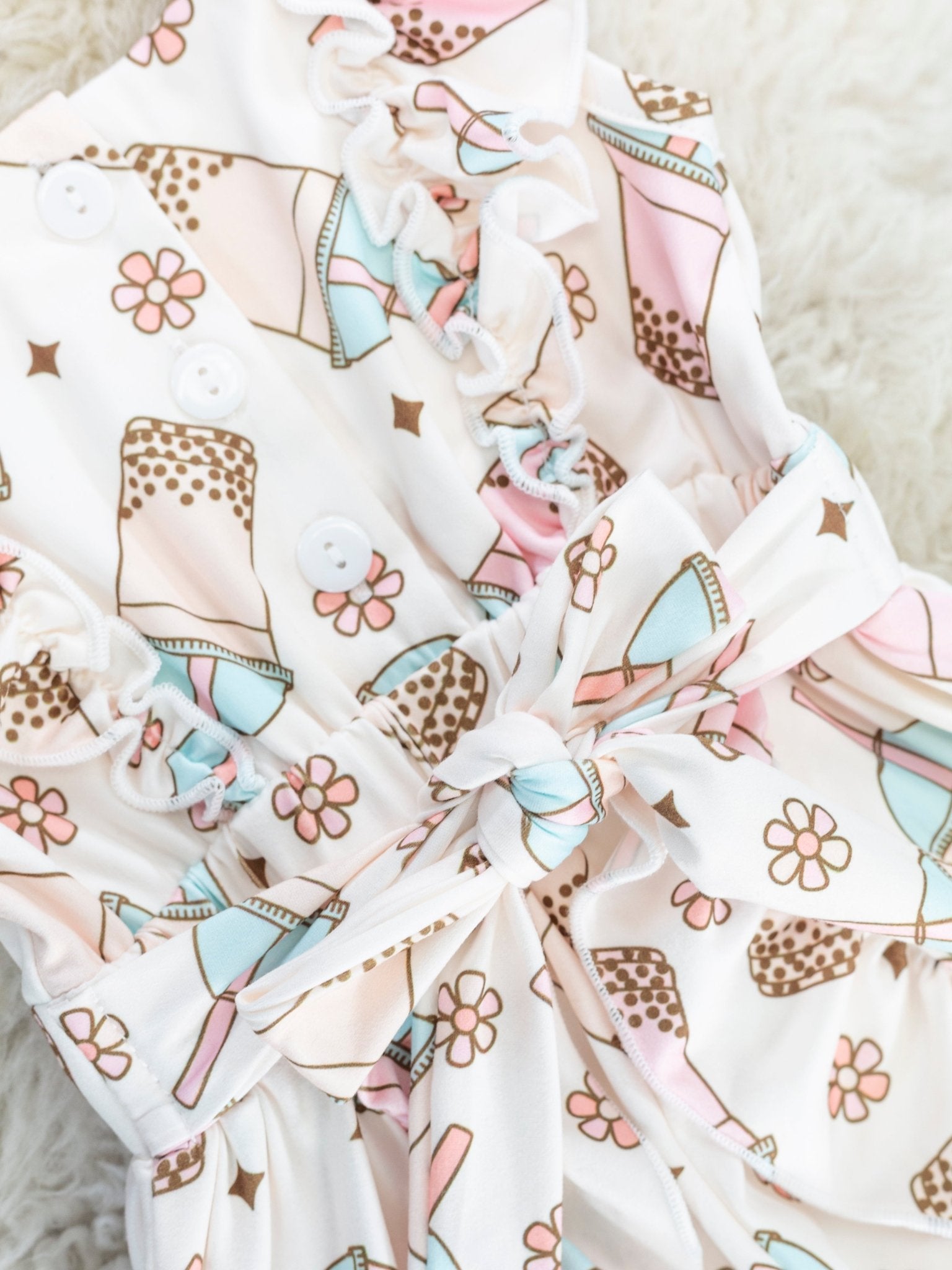 Boba Tie Ruffle Dressy Jumpsuit - Marie Nicole Clothing