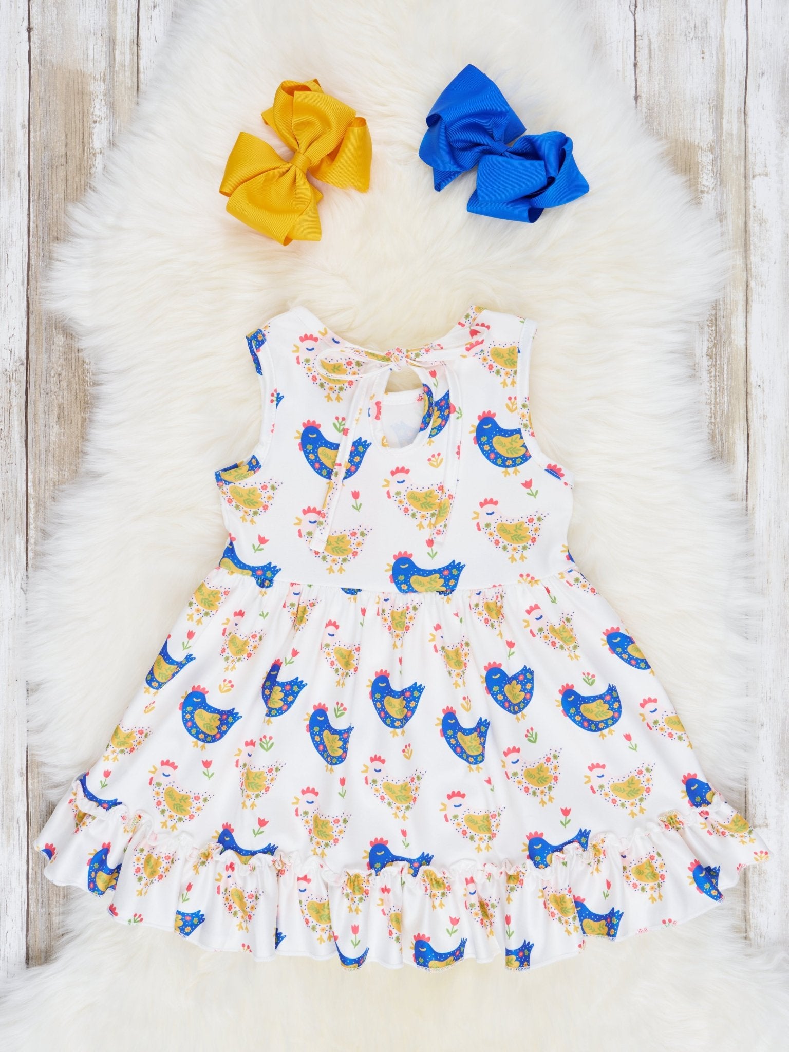 Summer Chick Ruffle Dress - Marie Nicole Clothing