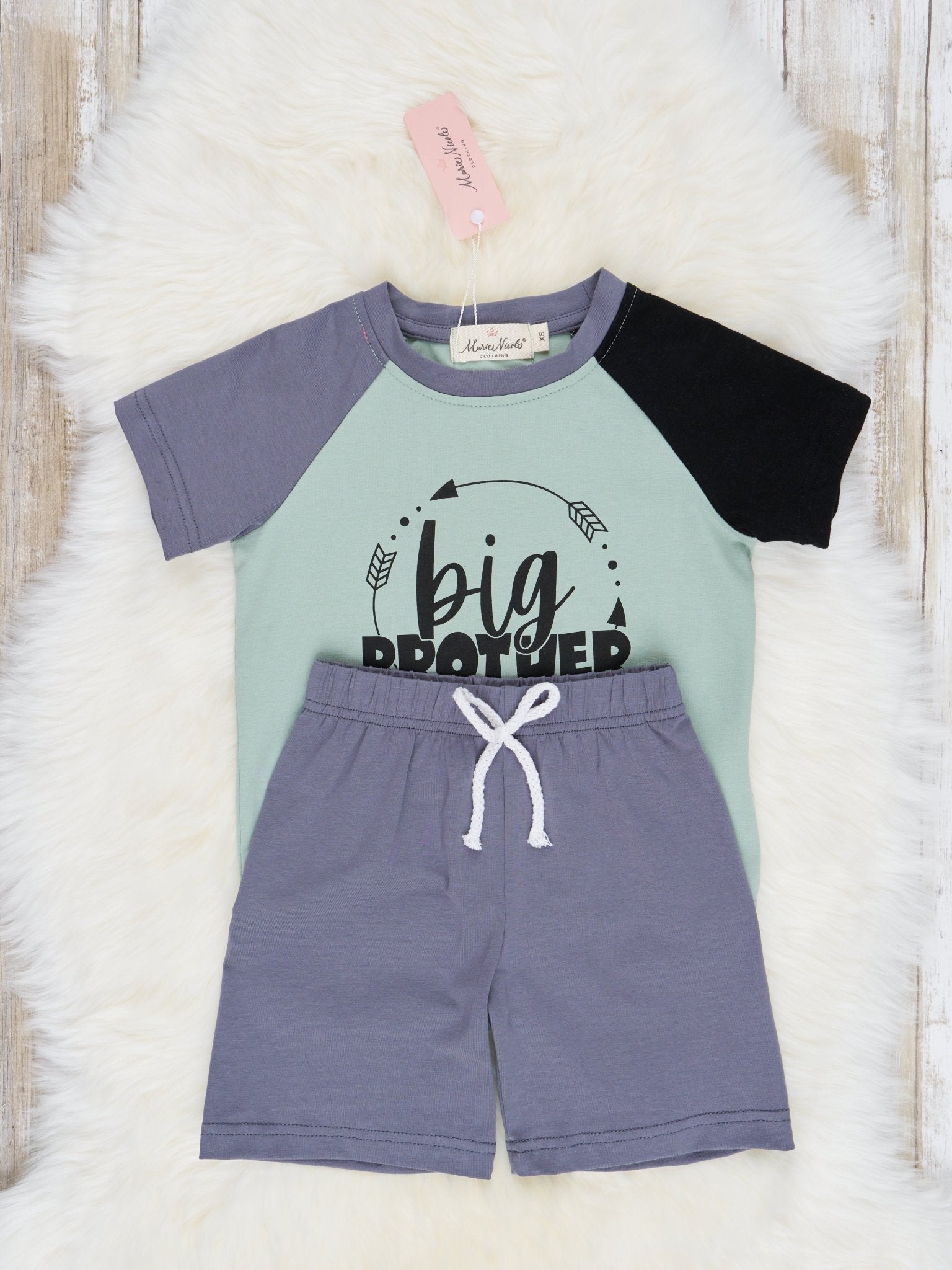 "Big Brother" Raglan Outfit - Marie Nicole Clothing