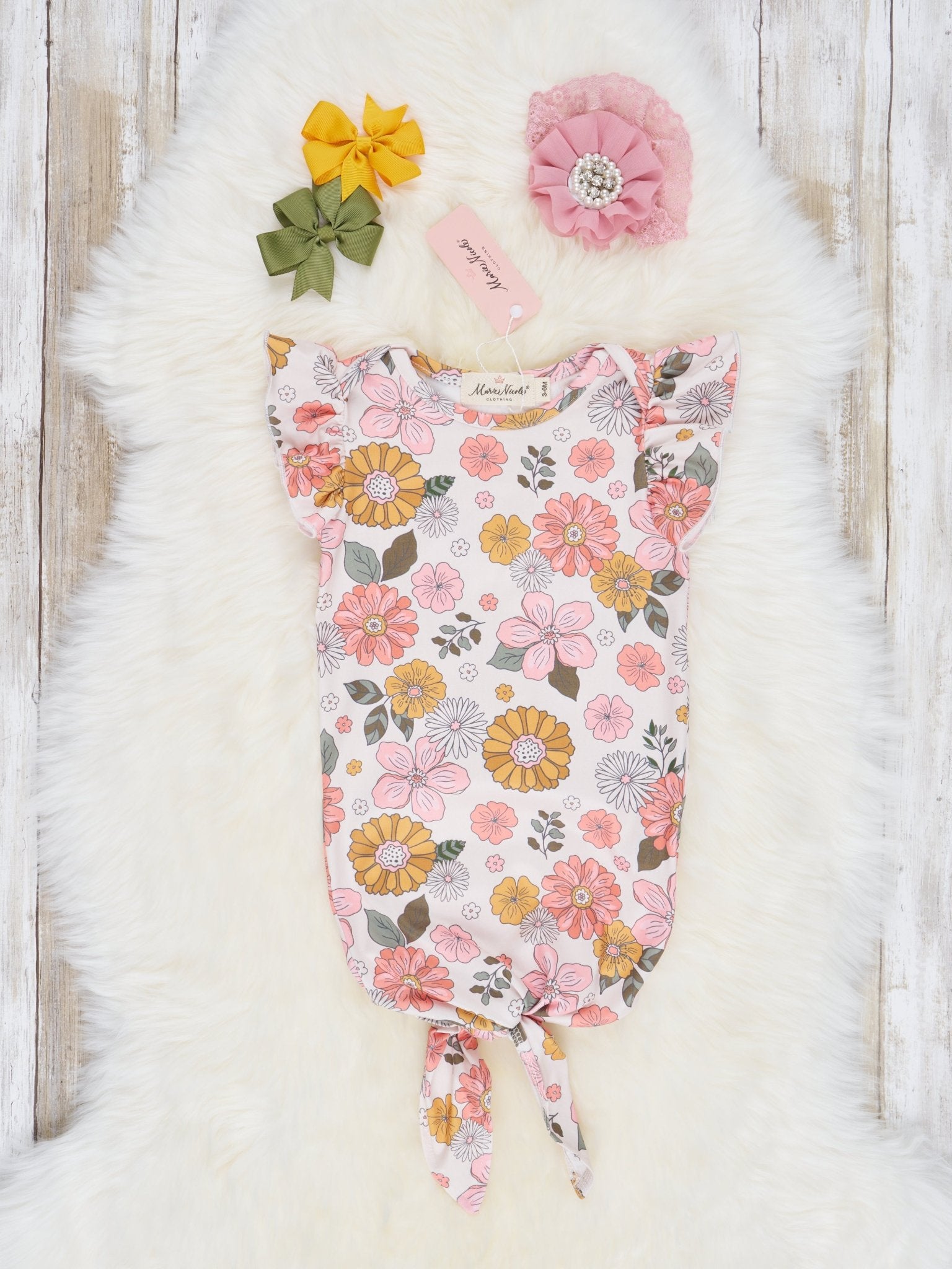 Marigold Memories Knot Gown - Marie Nicole Clothing