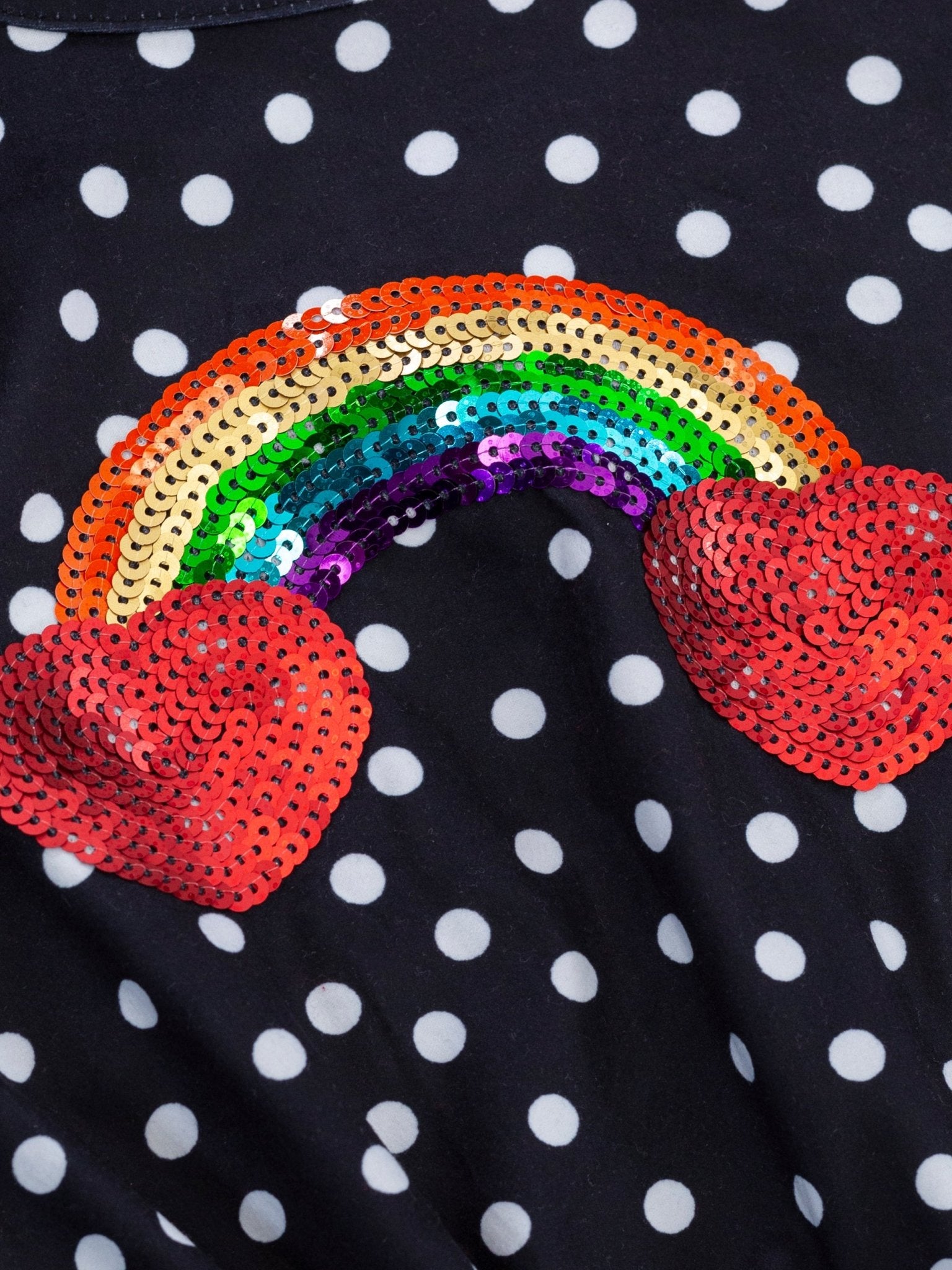 Rainbow Heart Tie Top & Denim Bell Bottoms Outfit - Marie Nicole Clothing