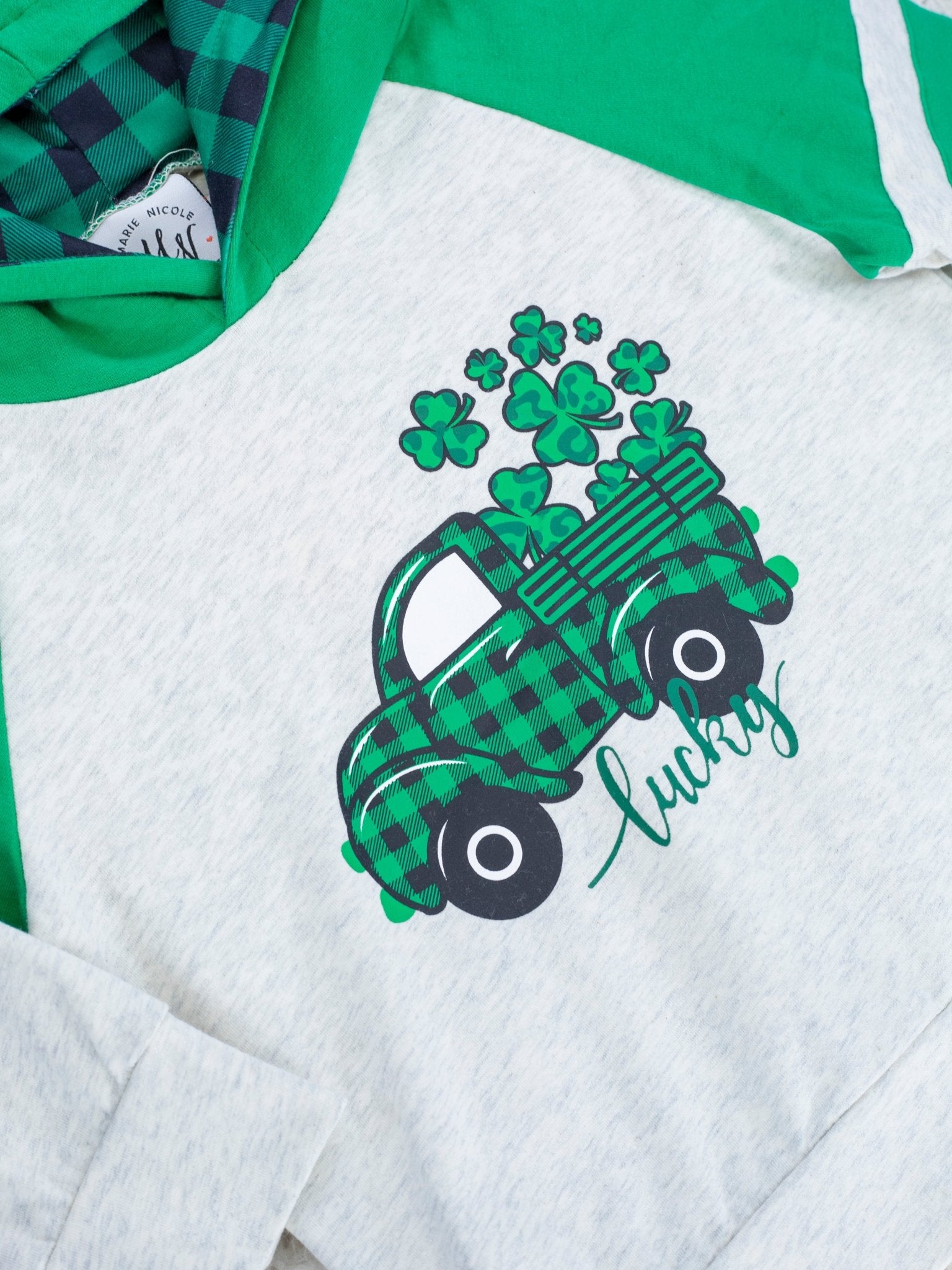 Lucky Clover Truck Hoodie - Marie Nicole Clothing