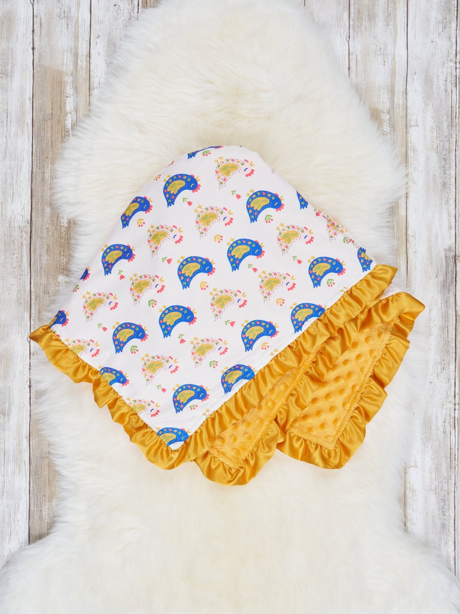 Summer Chick Minky Blanket - Marie Nicole Clothing