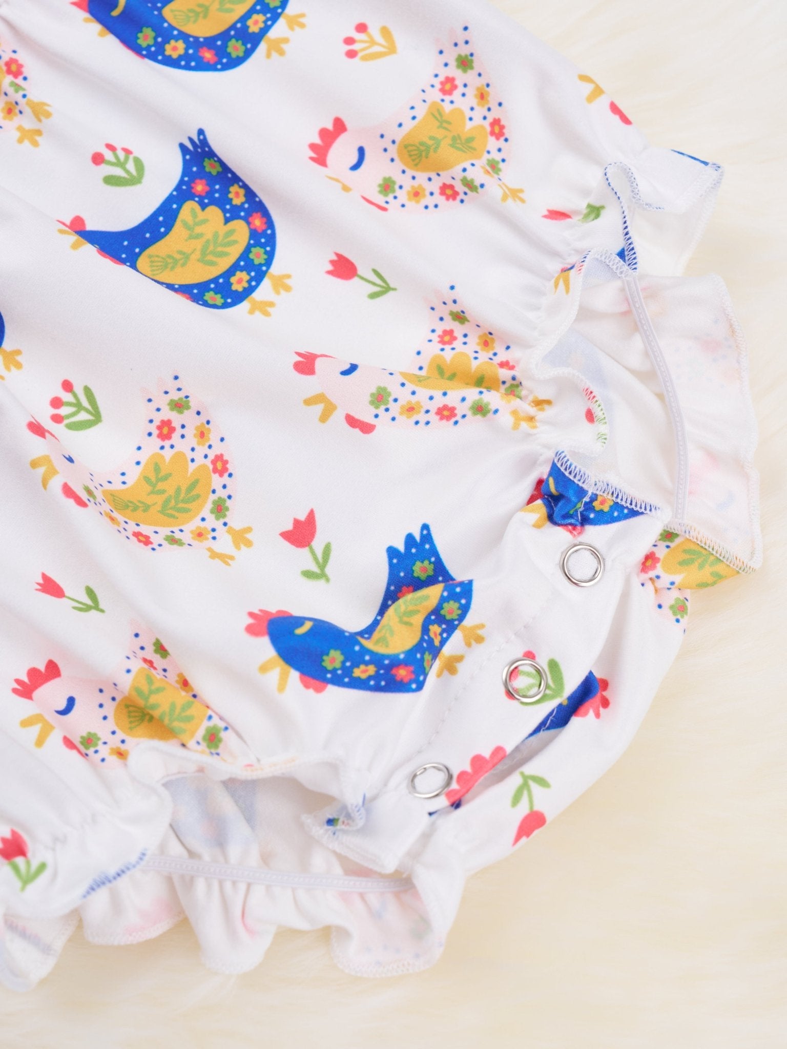 Summer Chick Ruffle Bubble Romper - Marie Nicole Clothing