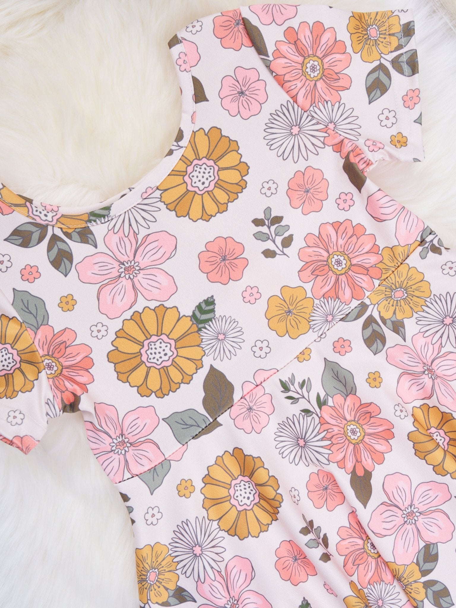 Marigold Memories Swing Dress - Marie Nicole Clothing