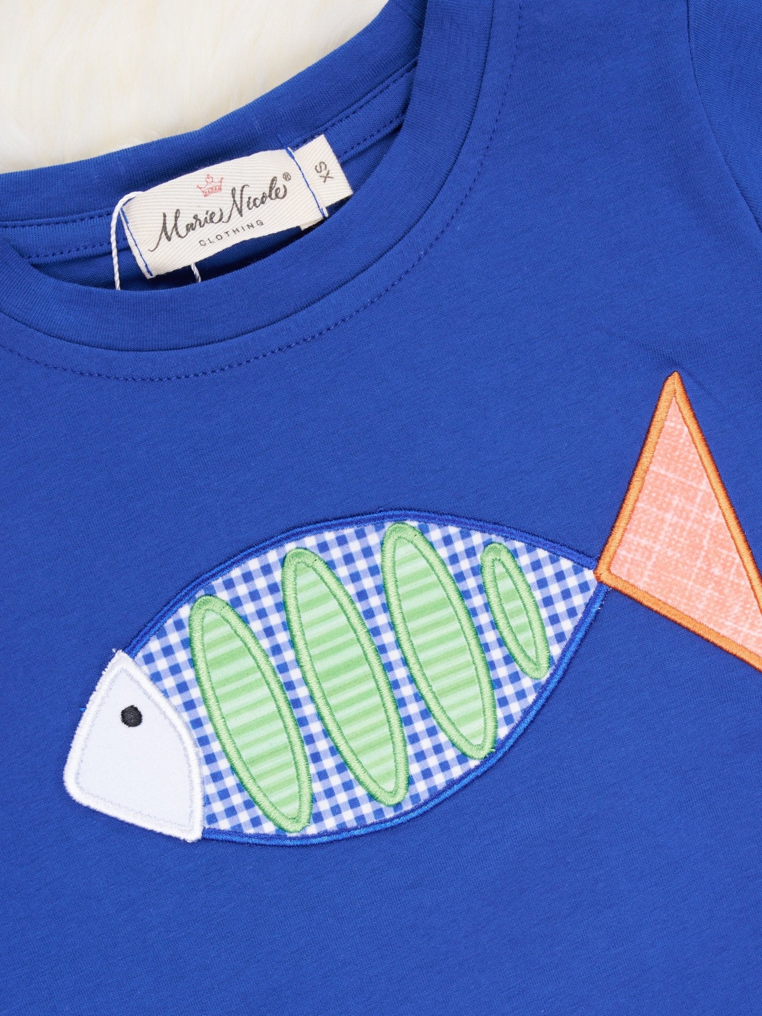 Gingham Fish Outfit - Marie Nicole Clothing