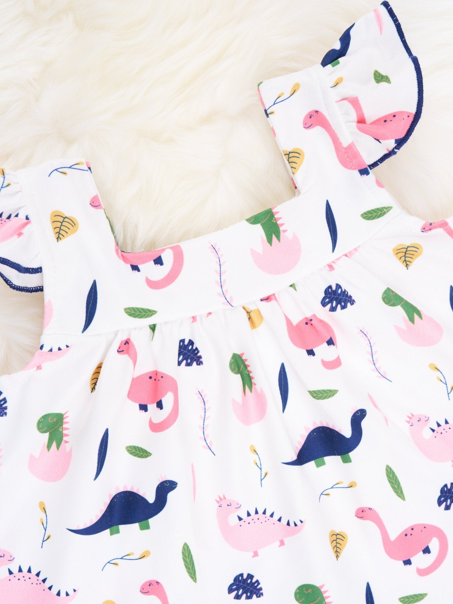 Dino Ruffle Top & Bloomers Outfit - Marie Nicole Clothing