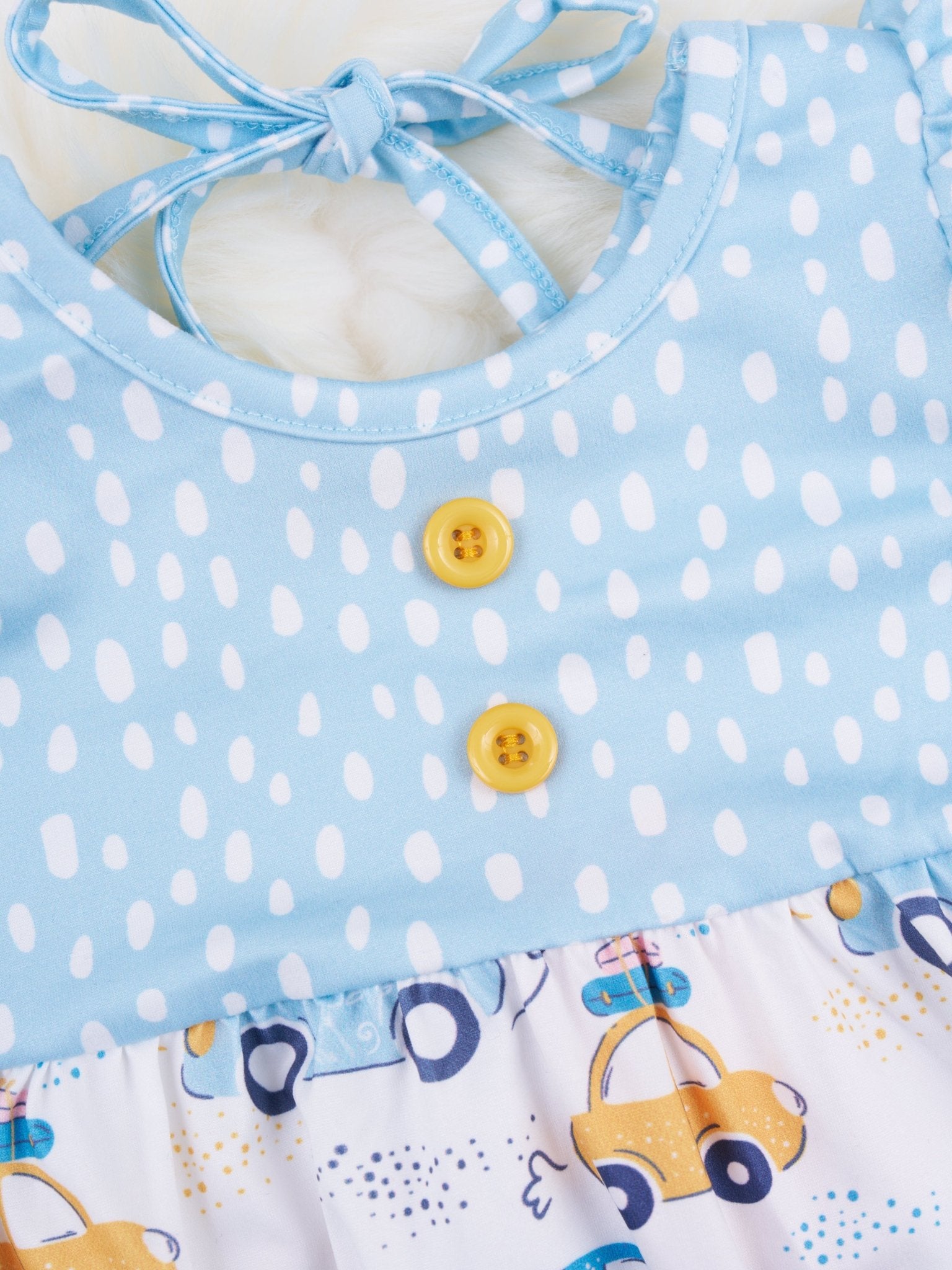 Road Trip Ruffle Bubble Romper - Marie Nicole Clothing