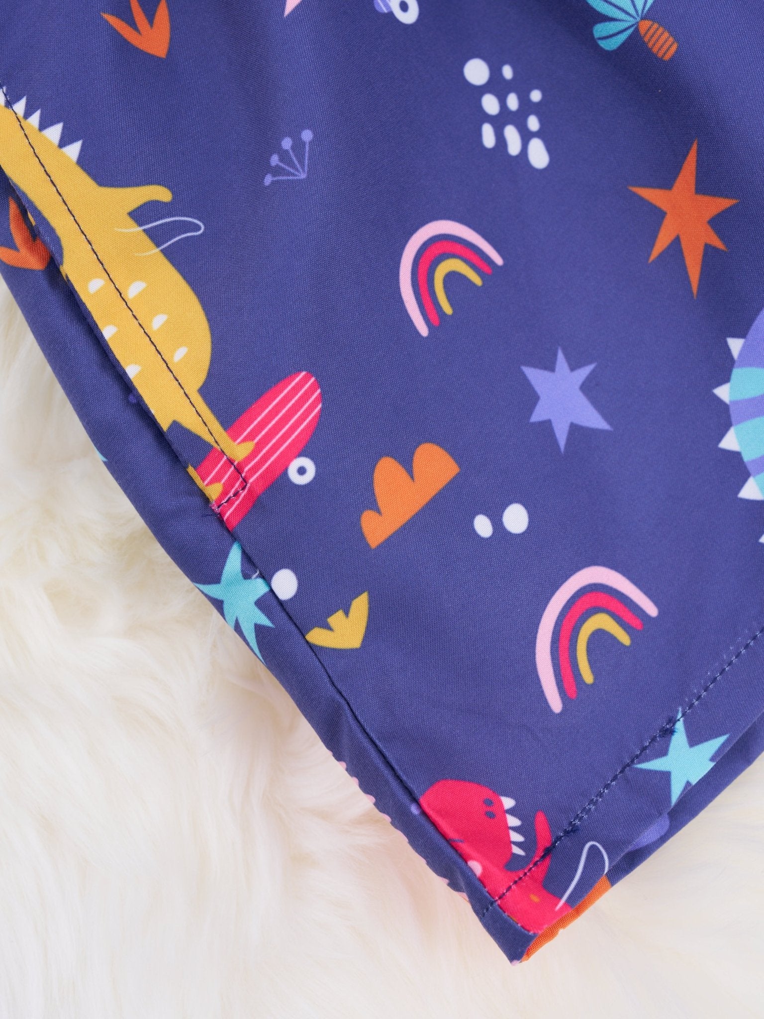 Skateboard Dino Swim Trunks - Marie Nicole Clothing