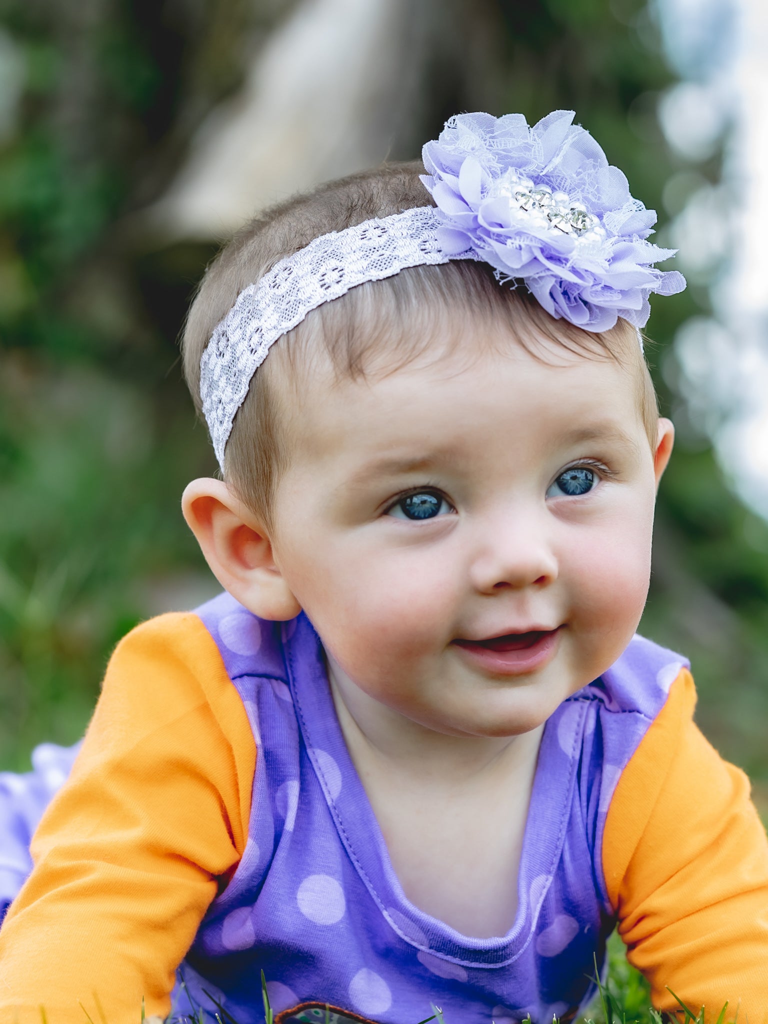 Lace Rhinestone & Pearls Headband - 22 Colors Available - Marie Nicole Clothing