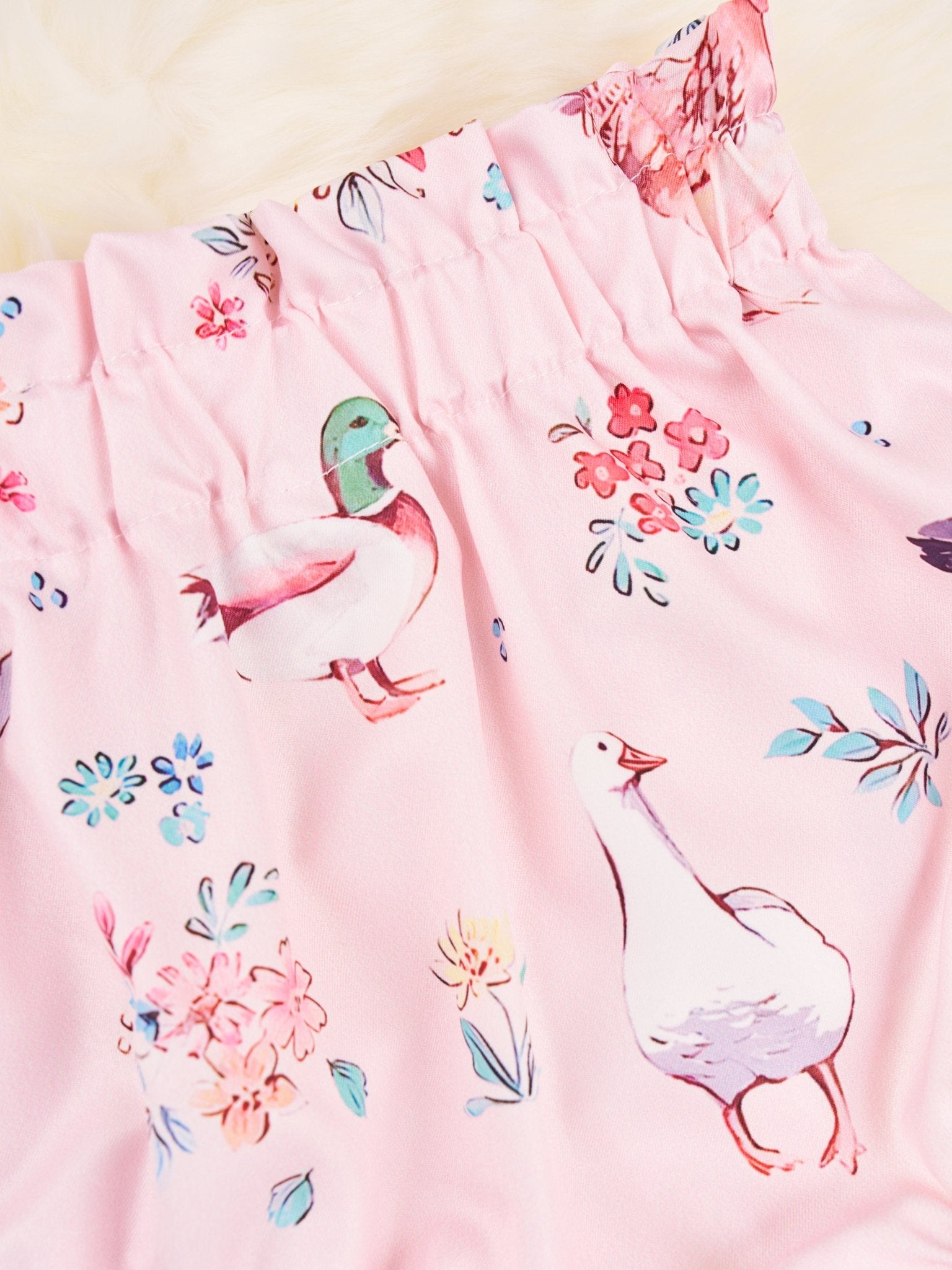 Smocked Chicken Ruffle Bloomers Outfit - Marie Nicole Clothing