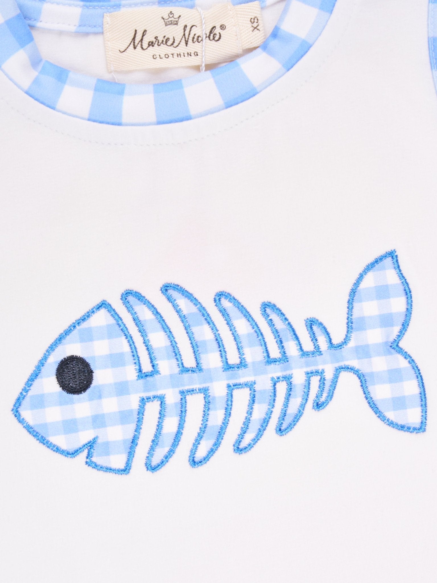Gingham Fish Bone Outfit - Marie Nicole Clothing