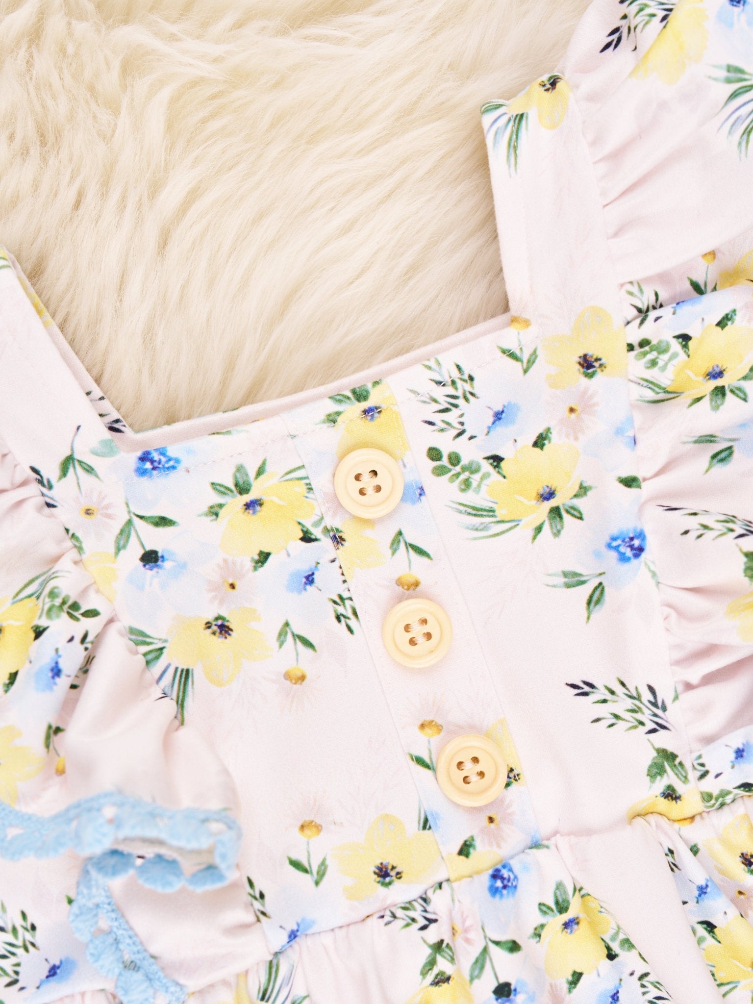Daffodil Ruffle Romper - Marie Nicole Clothing