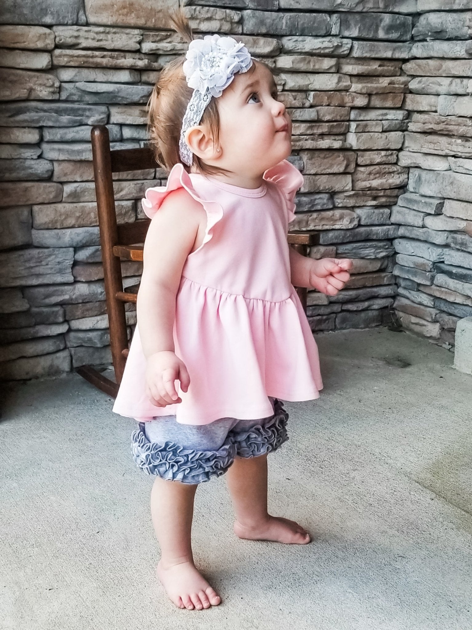 Cotton Icing Shorts - Heather Grey - Marie Nicole Clothing