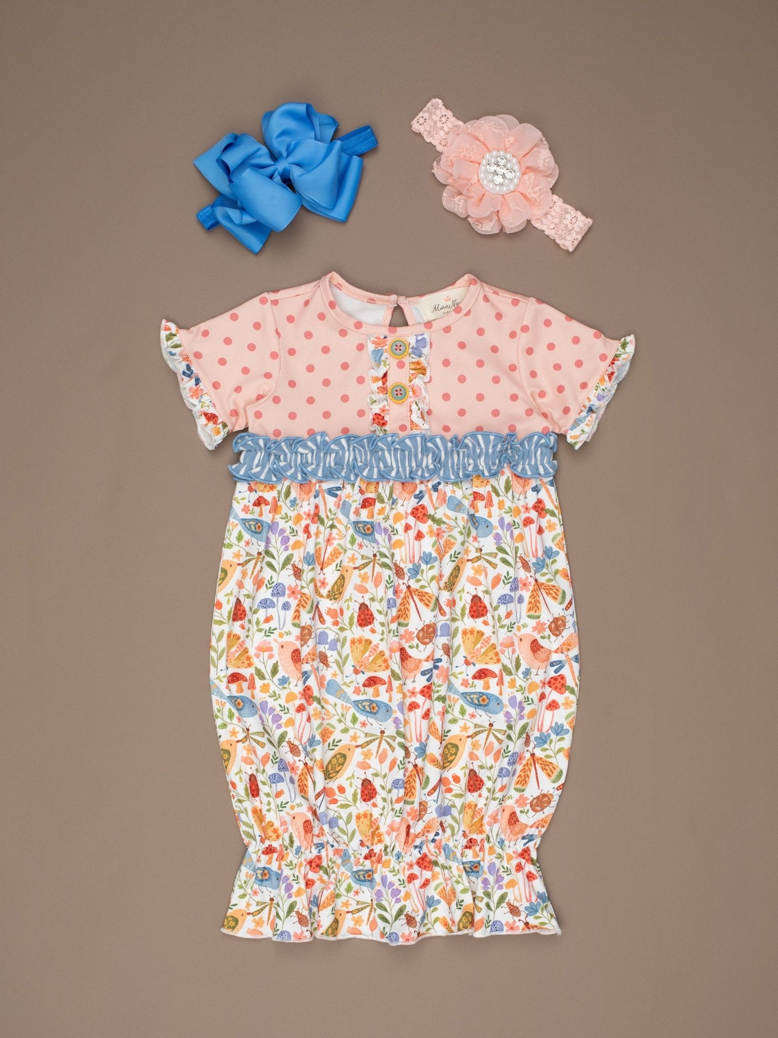 Tennessee Garden Ruffle Gown - Marie Nicole Clothing