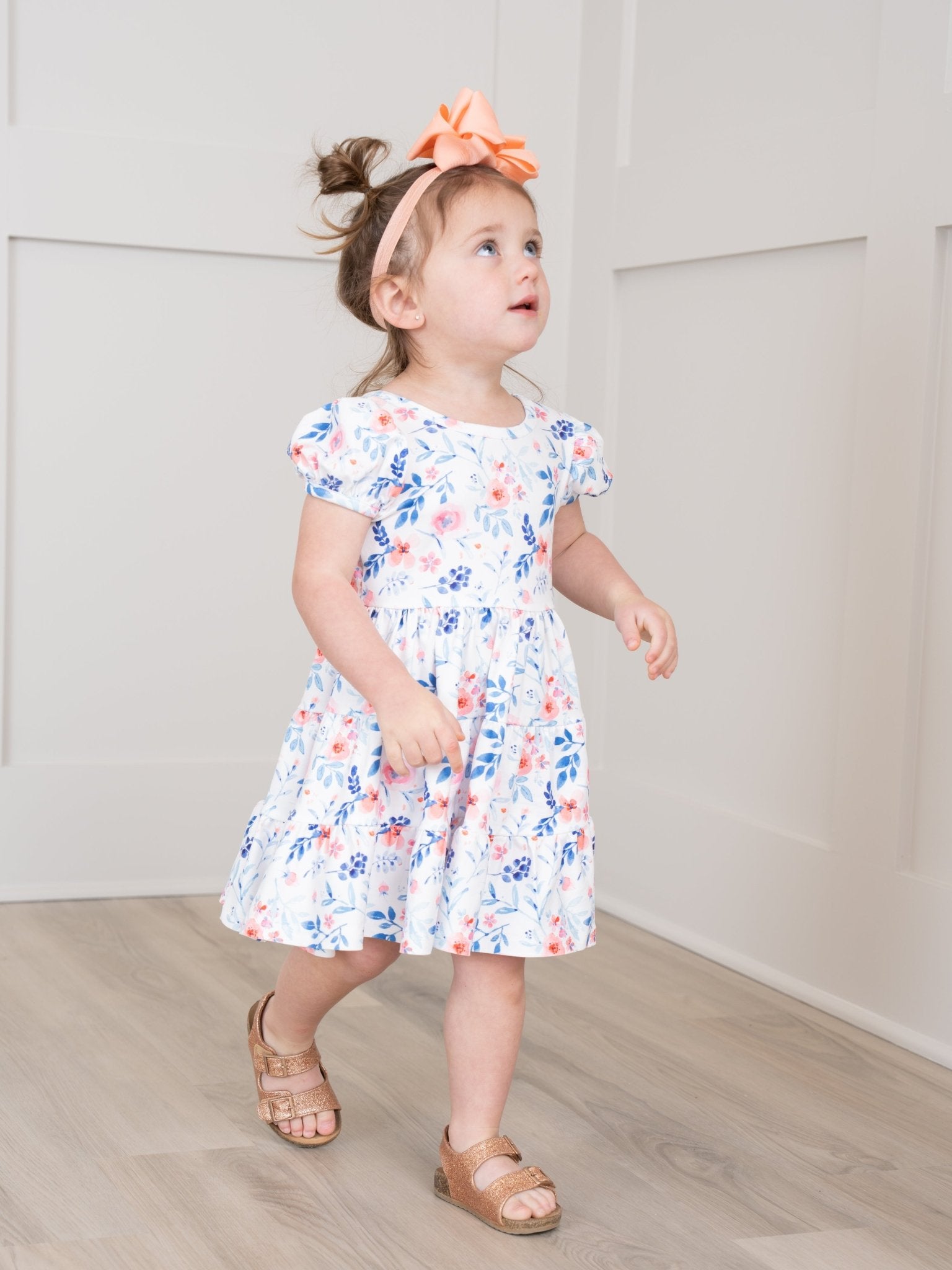 Tiered Buttercup Ruffle Dress - Marie Nicole Clothing