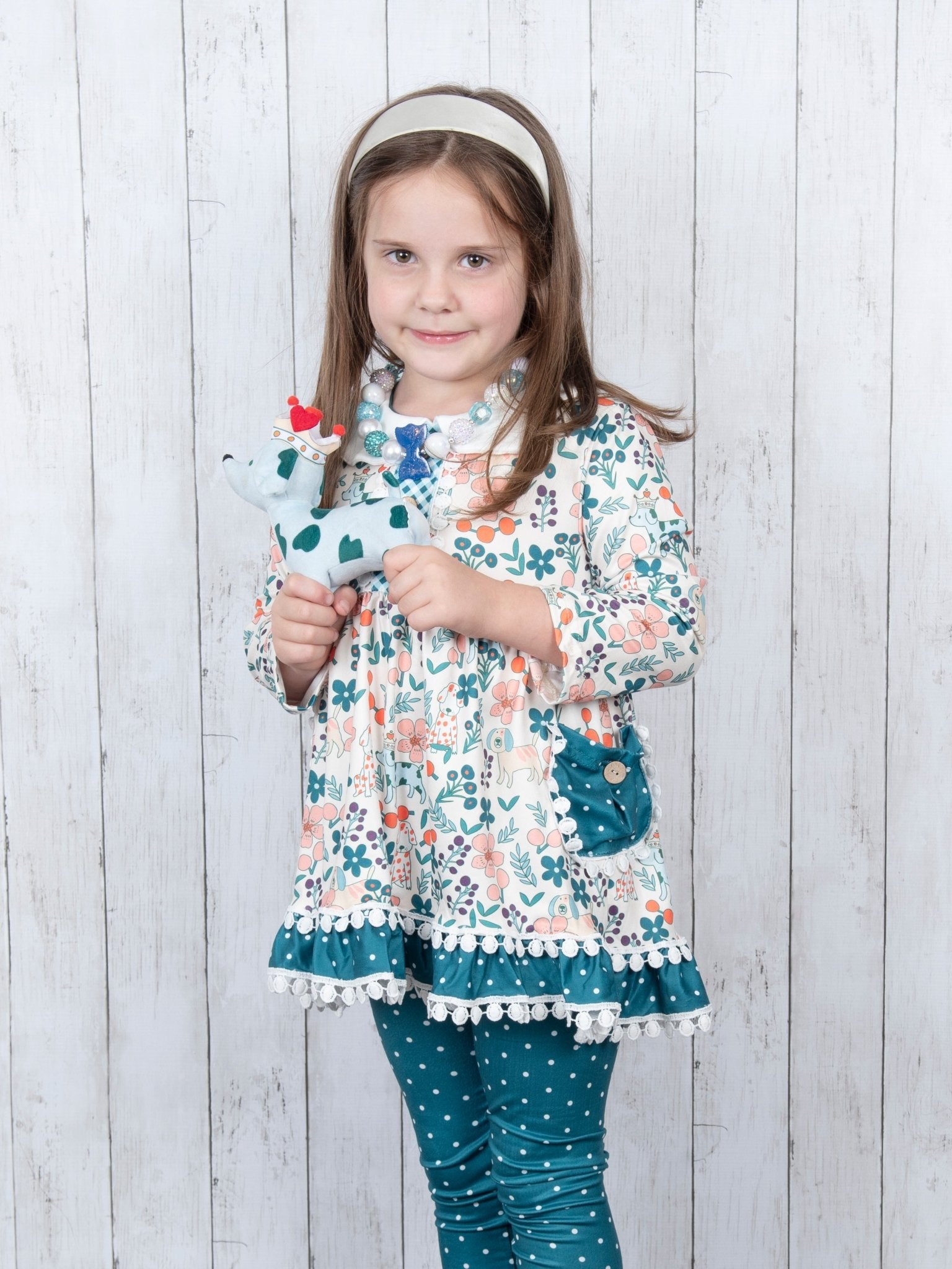 MNC Royal Pups™ - Vintage Ruffle Outfit - Marie Nicole Clothing
