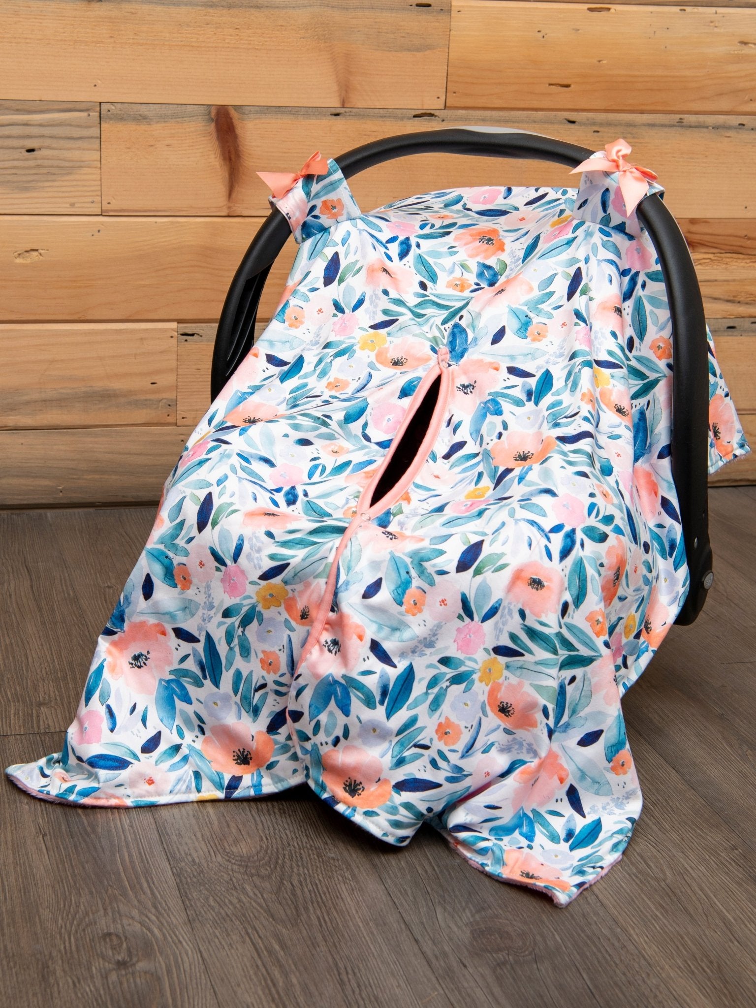 Blushing Susie Car Seat Canopy - Marie Nicole Clothing
