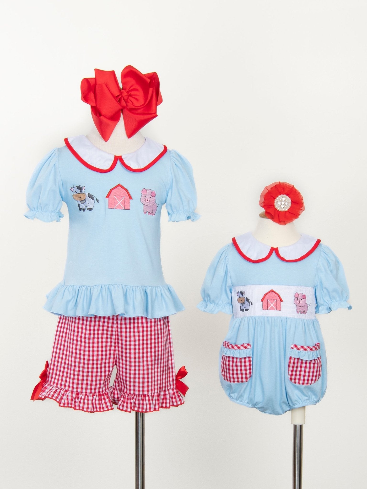 Farm Friends Ruffle Outfit - Marie Nicole Clothing