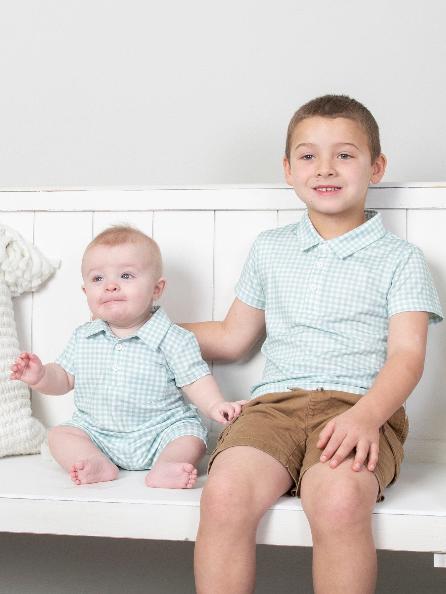 Lilly Belle Cottontail Polo Romper - Marie Nicole Clothing