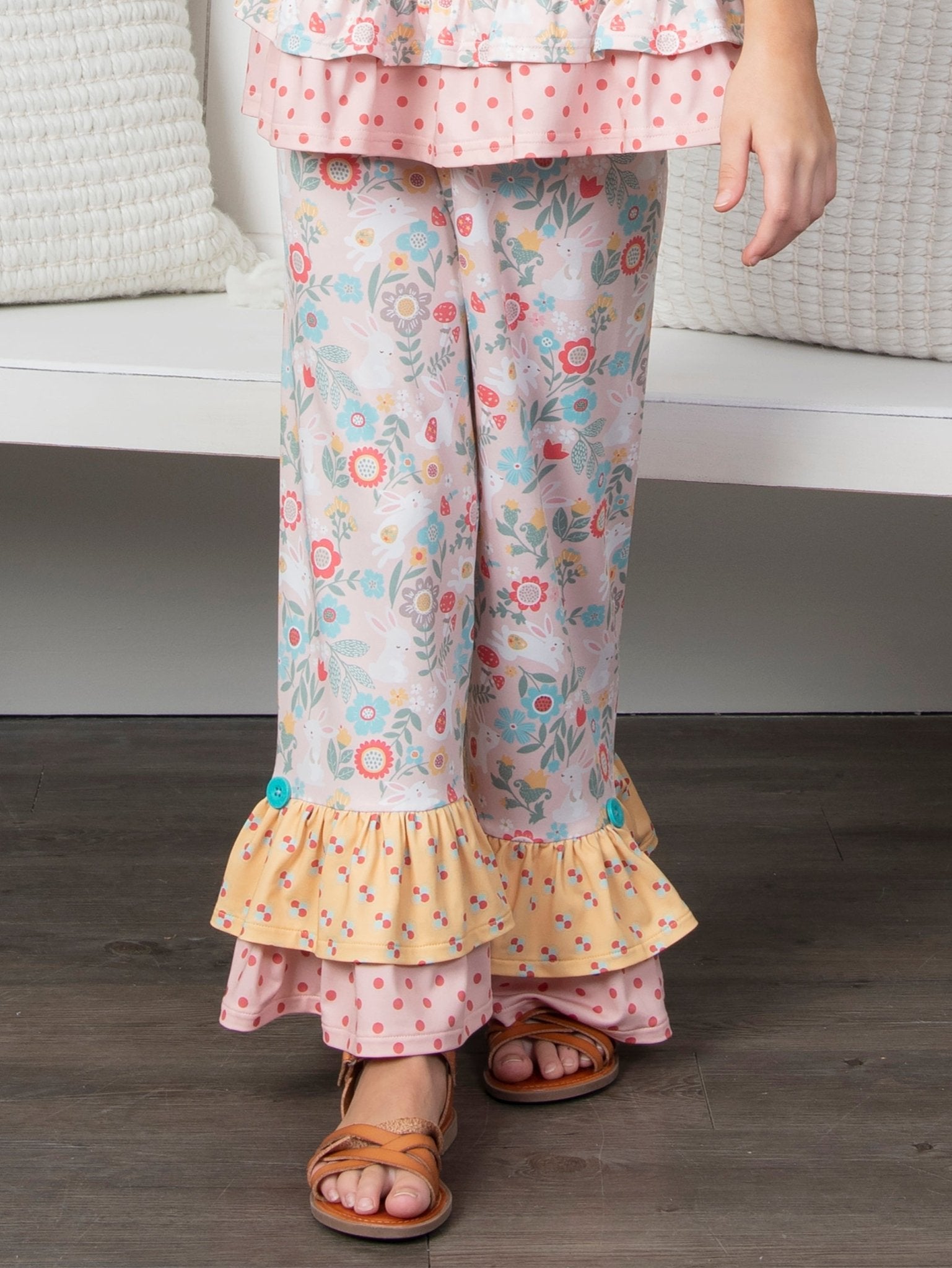 Lilly Belle Cottontail Ruffle Pants - Marie Nicole Clothing