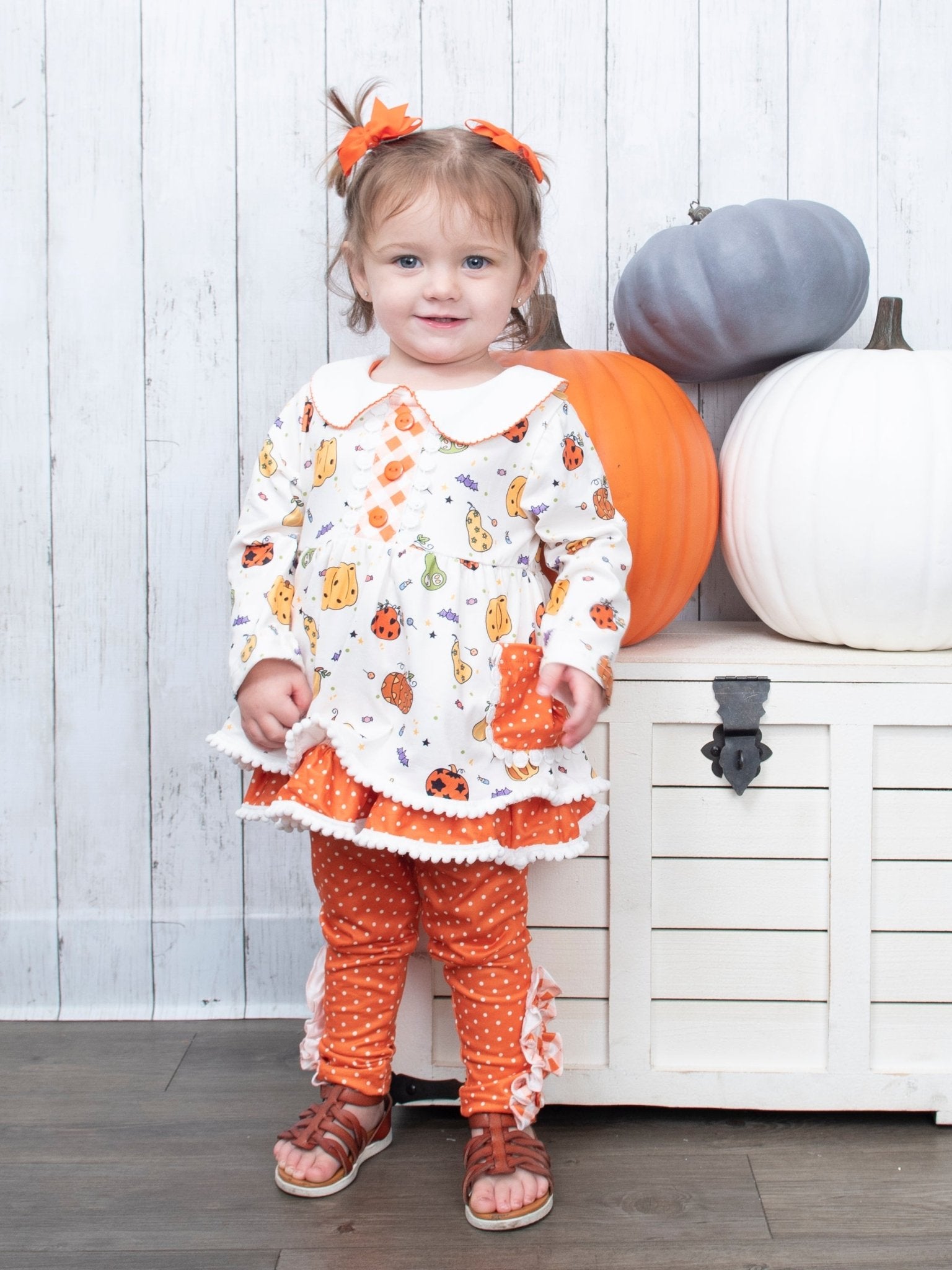 Pumpkin Spice & Spooky Nights Vintage Outfit - Marie Nicole Clothing