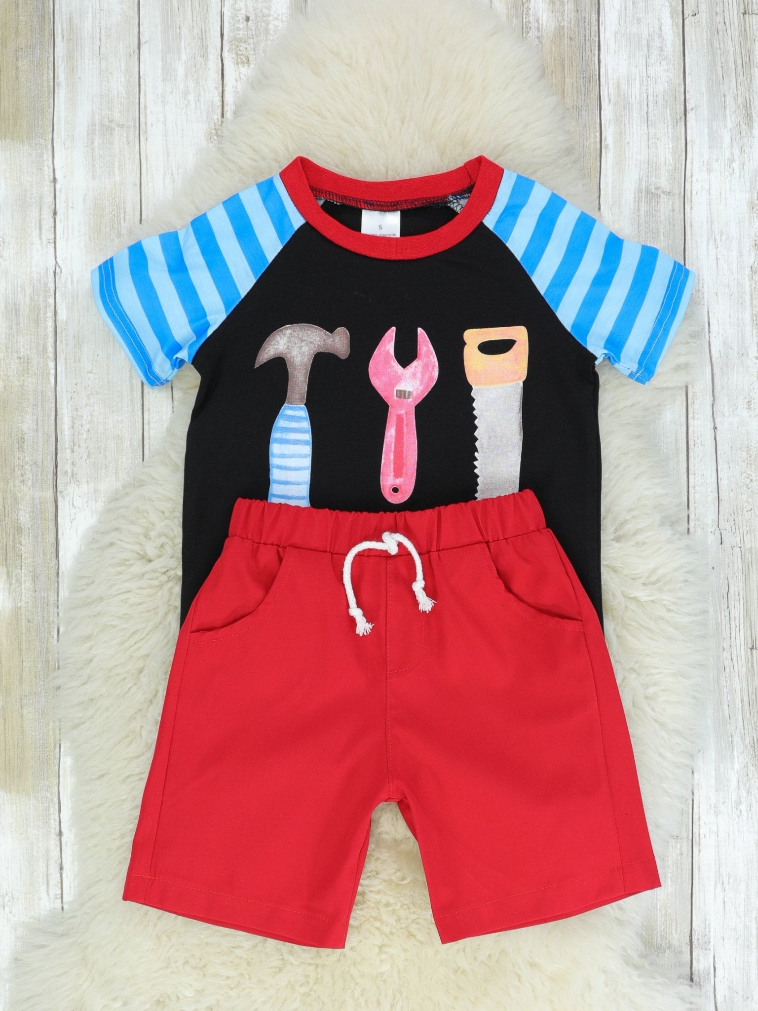 Tools Shirt & Shorts Outfit - Marie Nicole Clothing