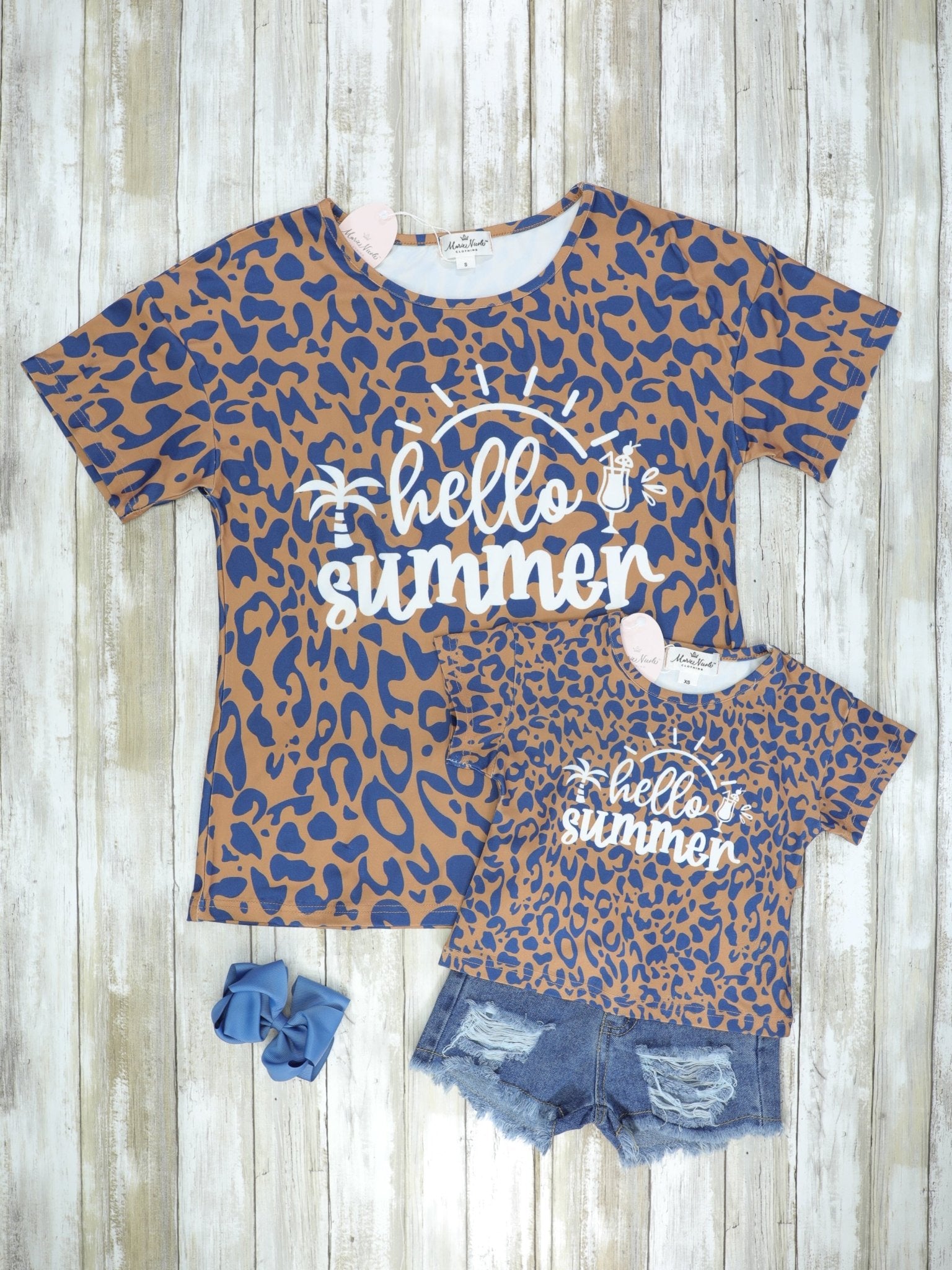 Mom & Me "Hello Summer" Shirt - Marie Nicole Clothing