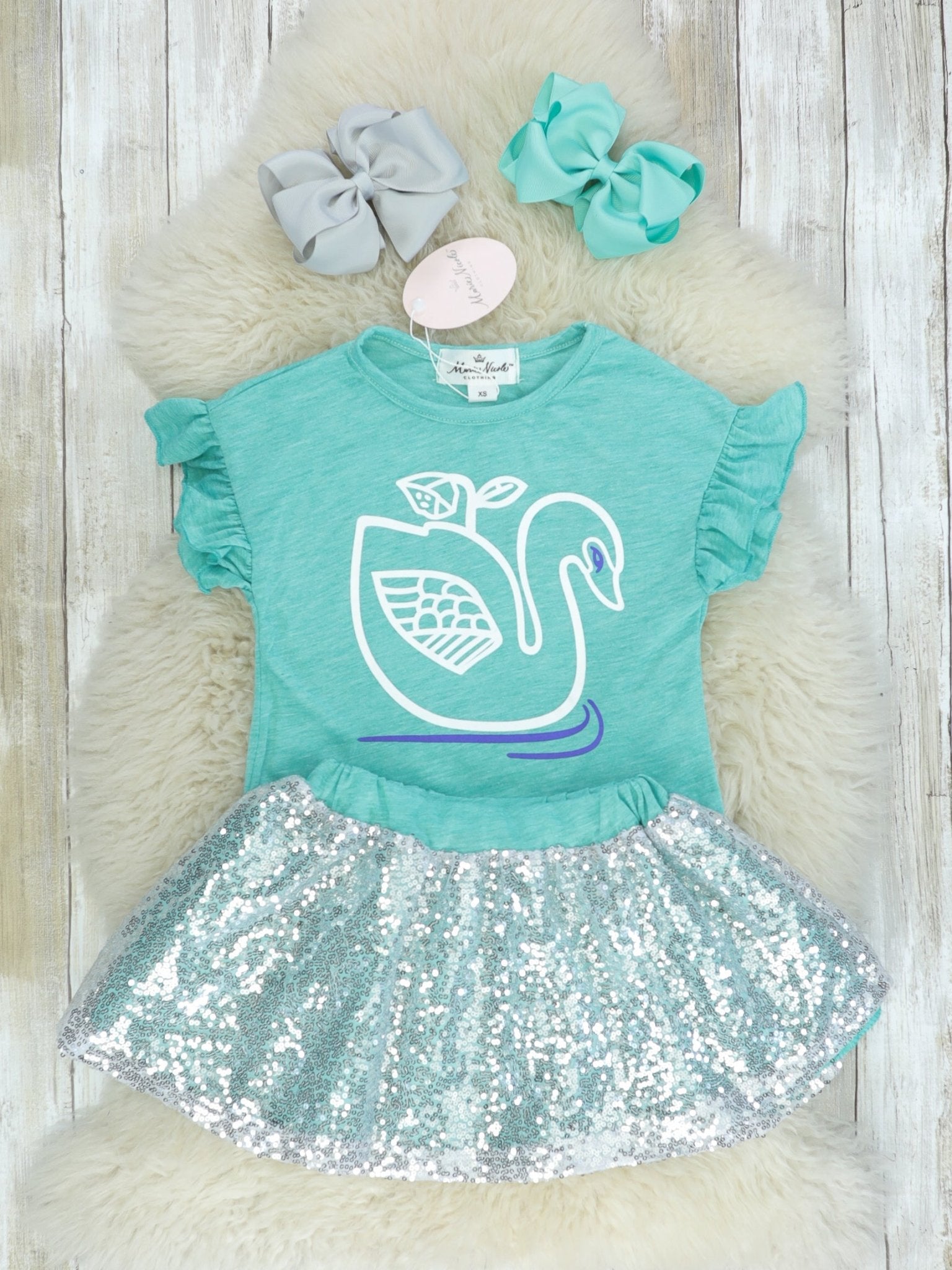Teal Swan Skirt Outfit - Marie Nicole Clothing