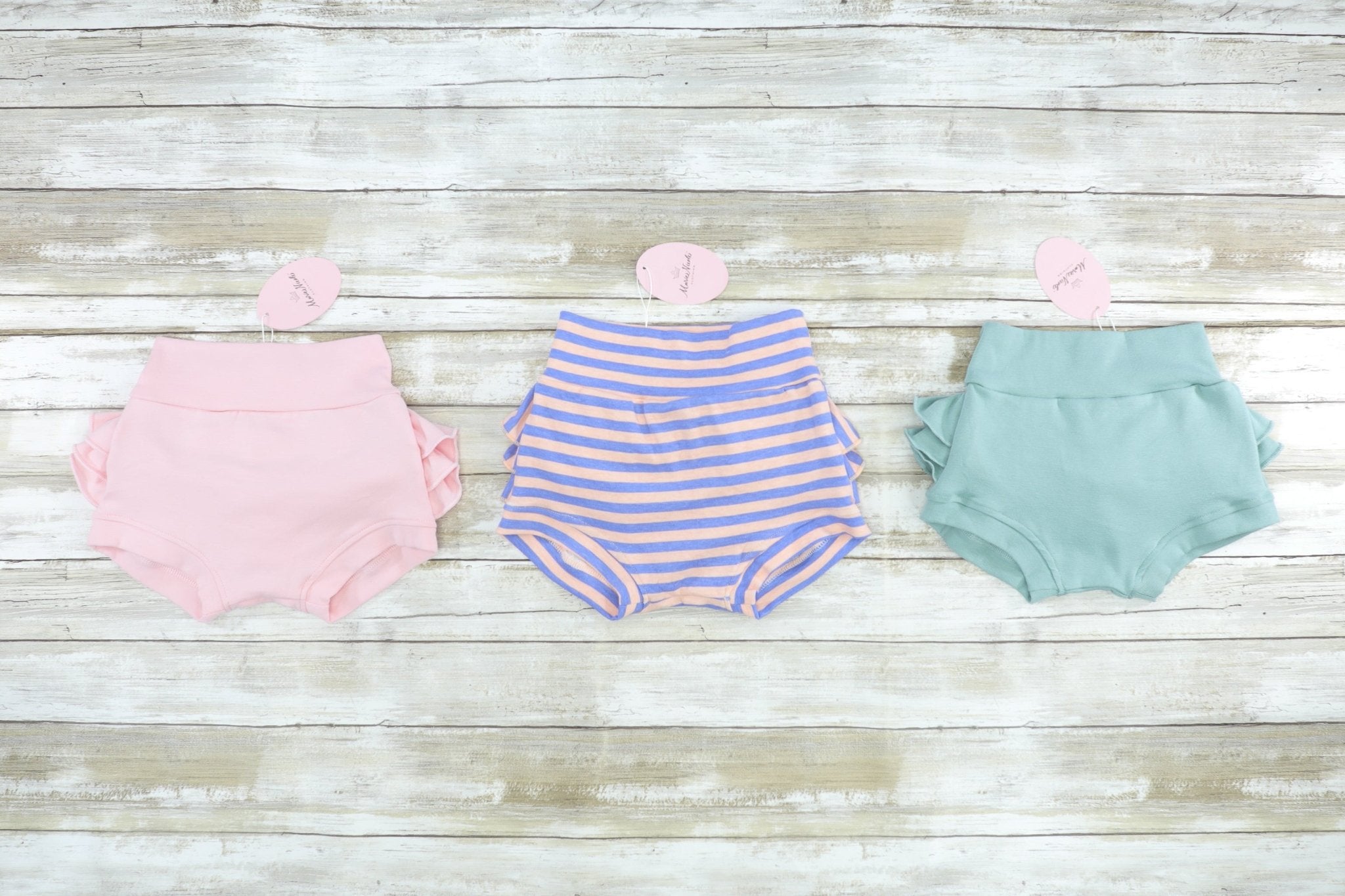 Ruffle Bloomer - Nile Blue - Marie Nicole Clothing