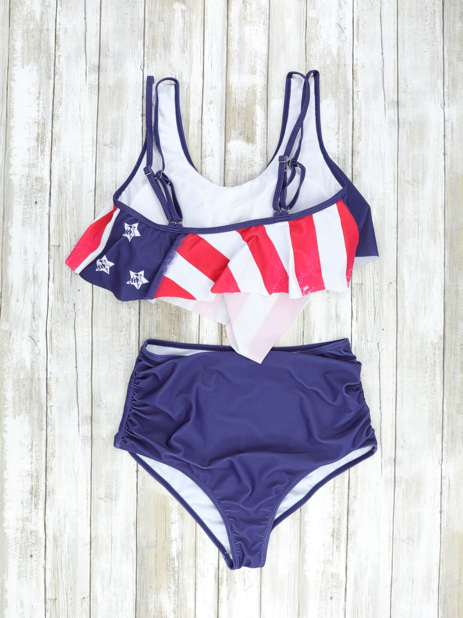Mom & Me Navy Stars n Stripes Swimsuit - Marie Nicole Clothing