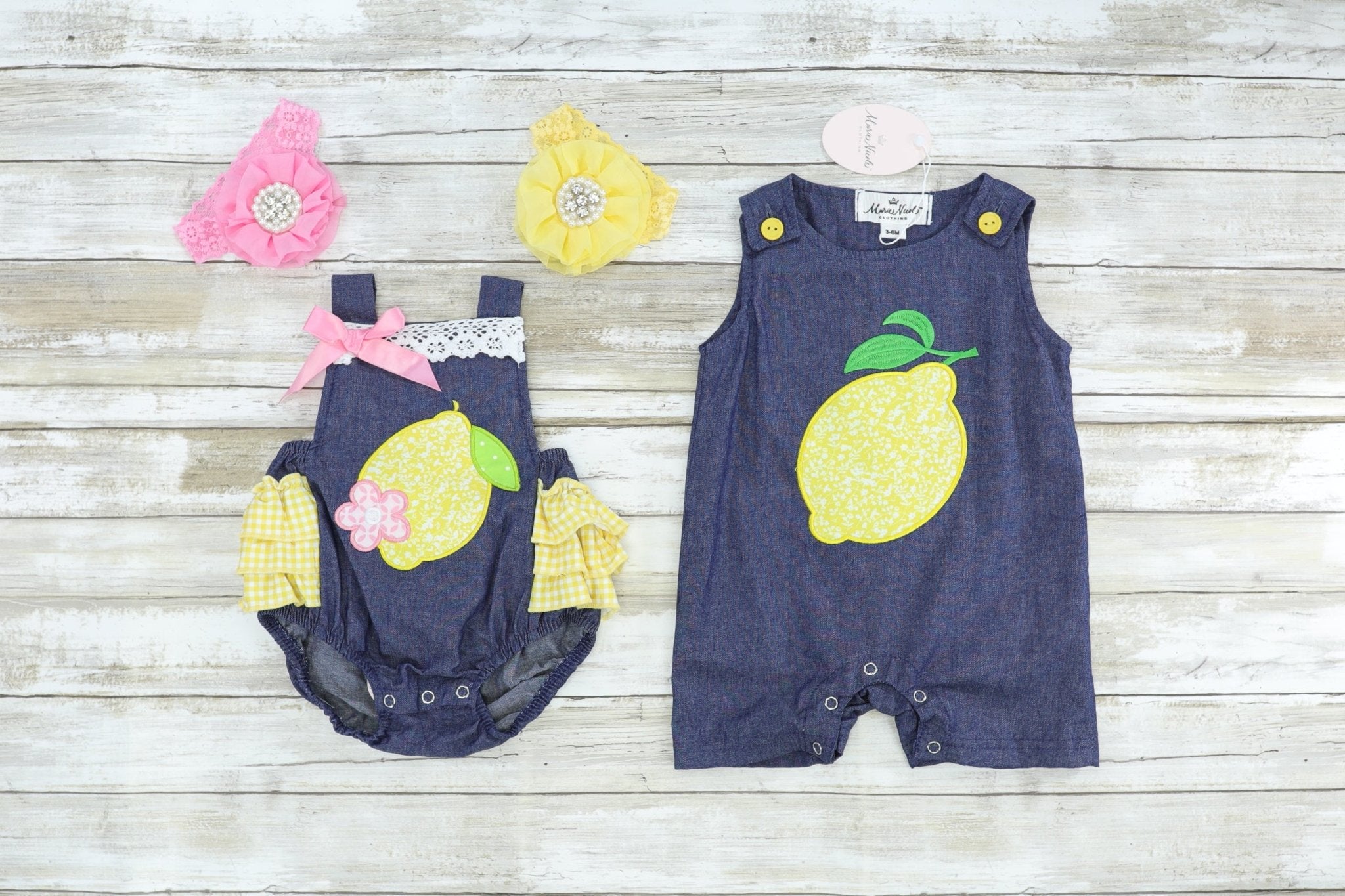 Chambray Lemon Johnny - Marie Nicole Clothing