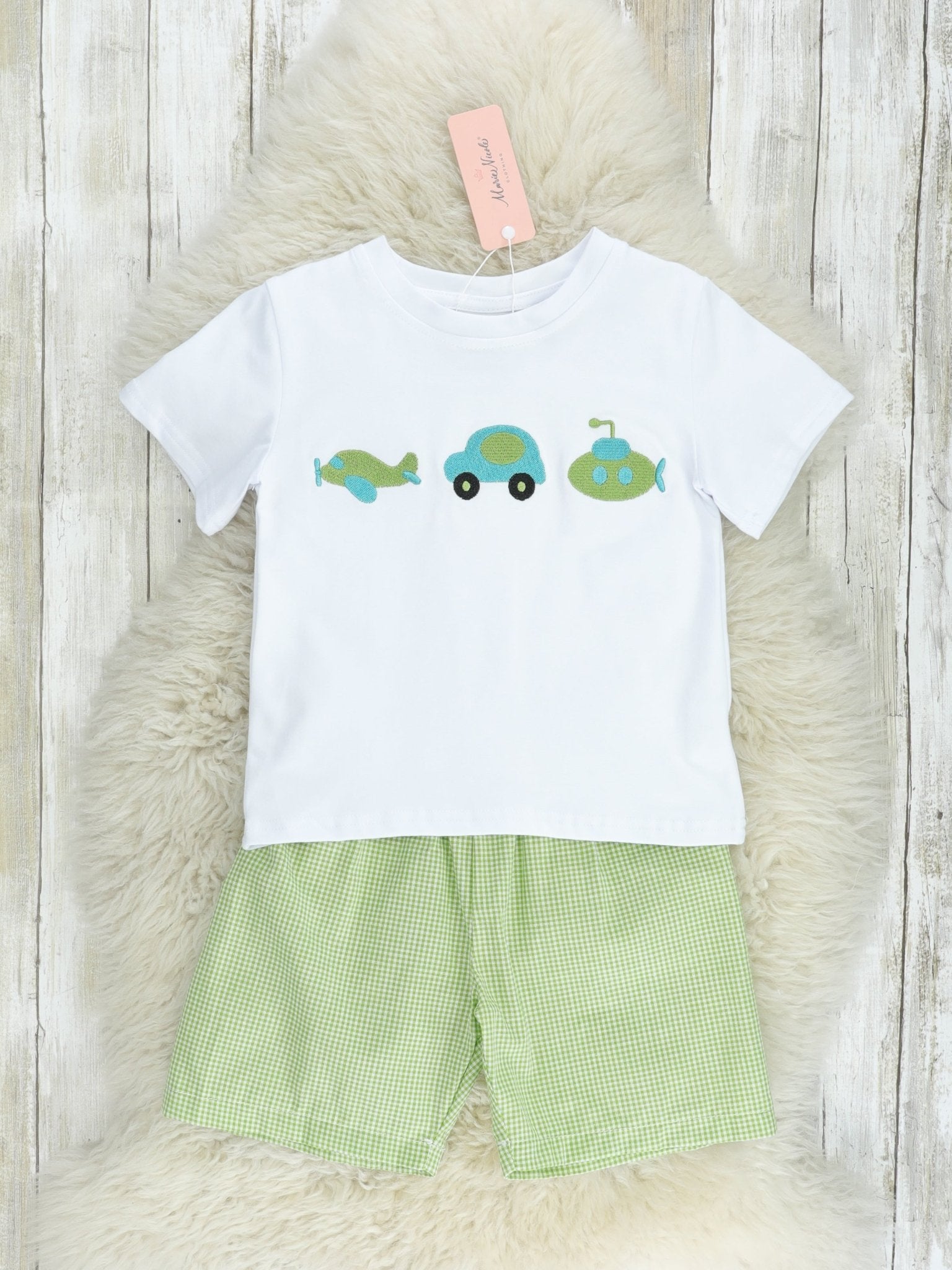 Green Travel Outfit - Marie Nicole Clothing