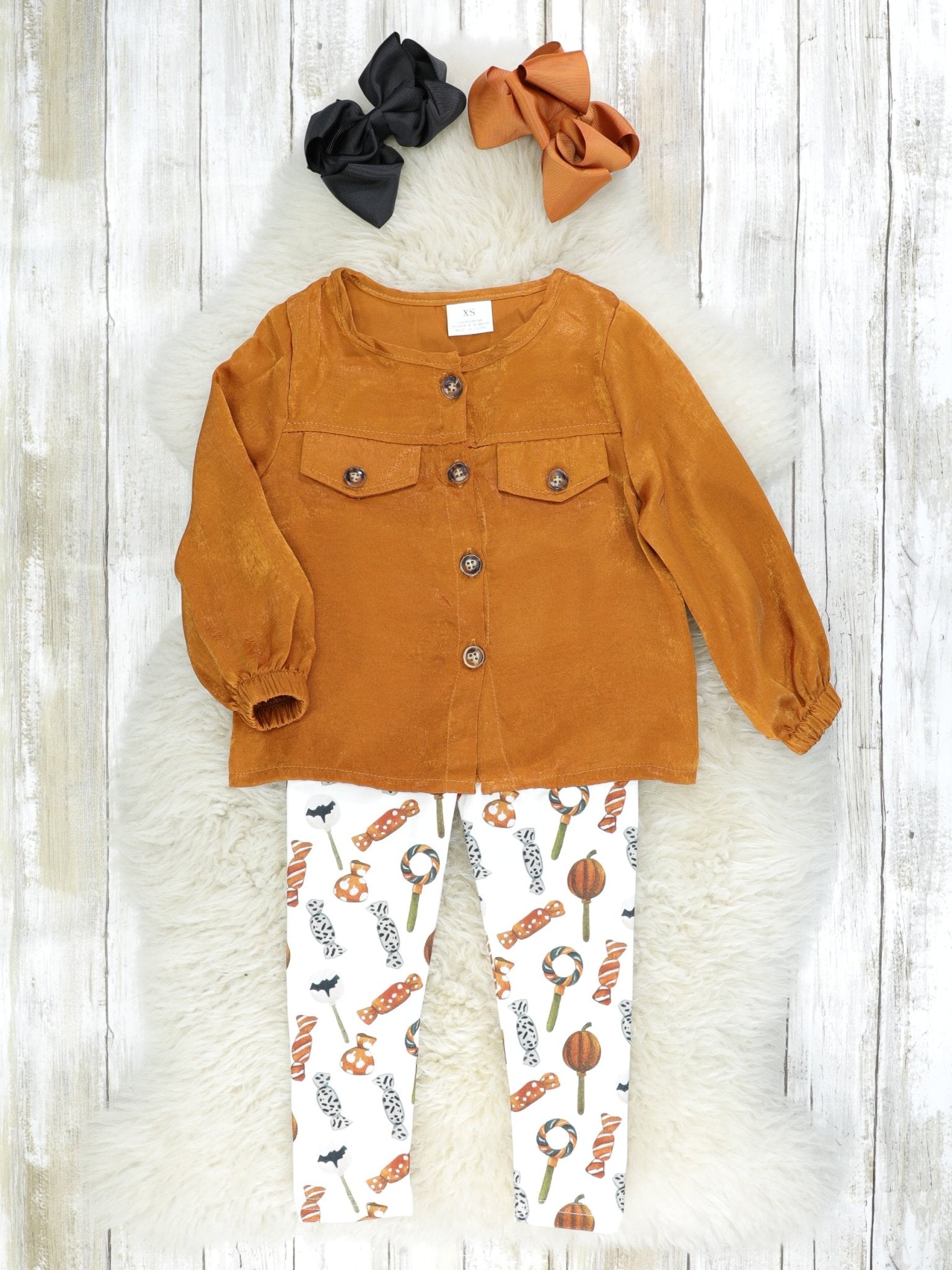 Crushed Velvet & Candies 3 - Piece Outfit - Marie Nicole Clothing